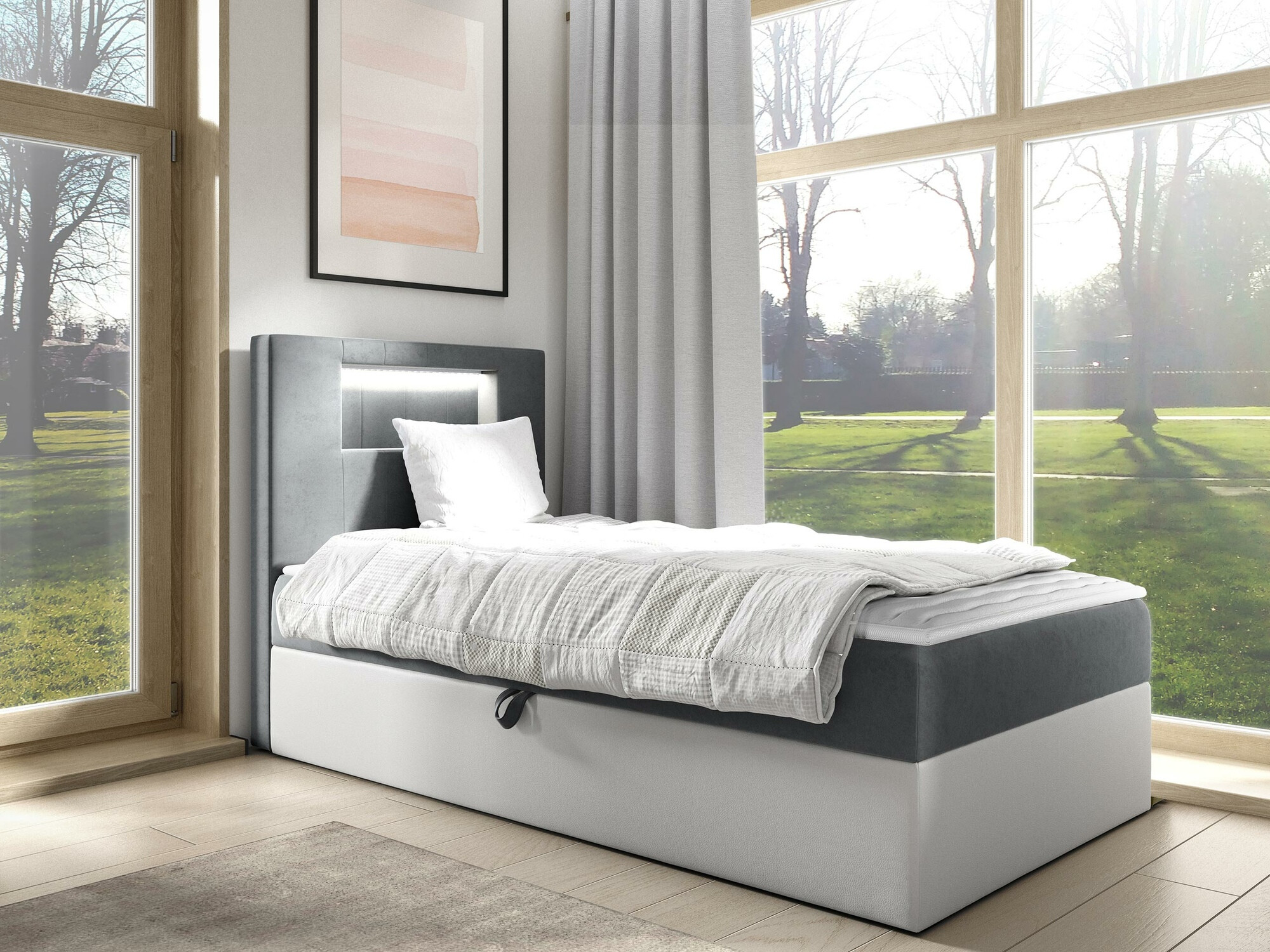 Continental bed Lucus V (Soft 017 + Fresh 14)