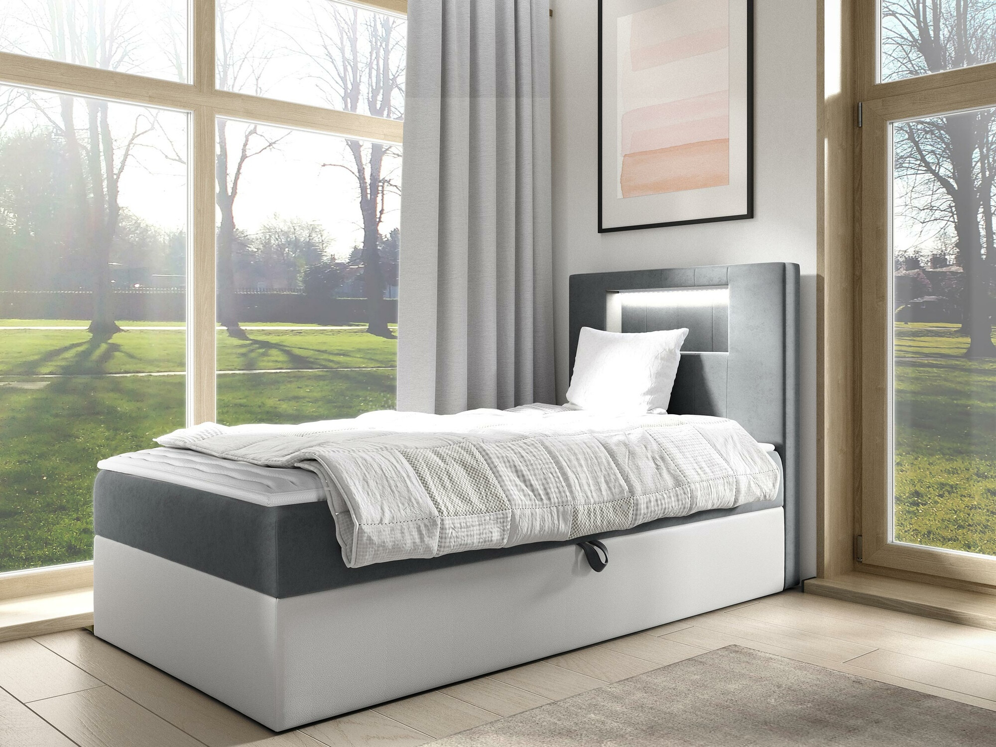 Continental bed Lucus V (Soft 017 + Fresh 14)