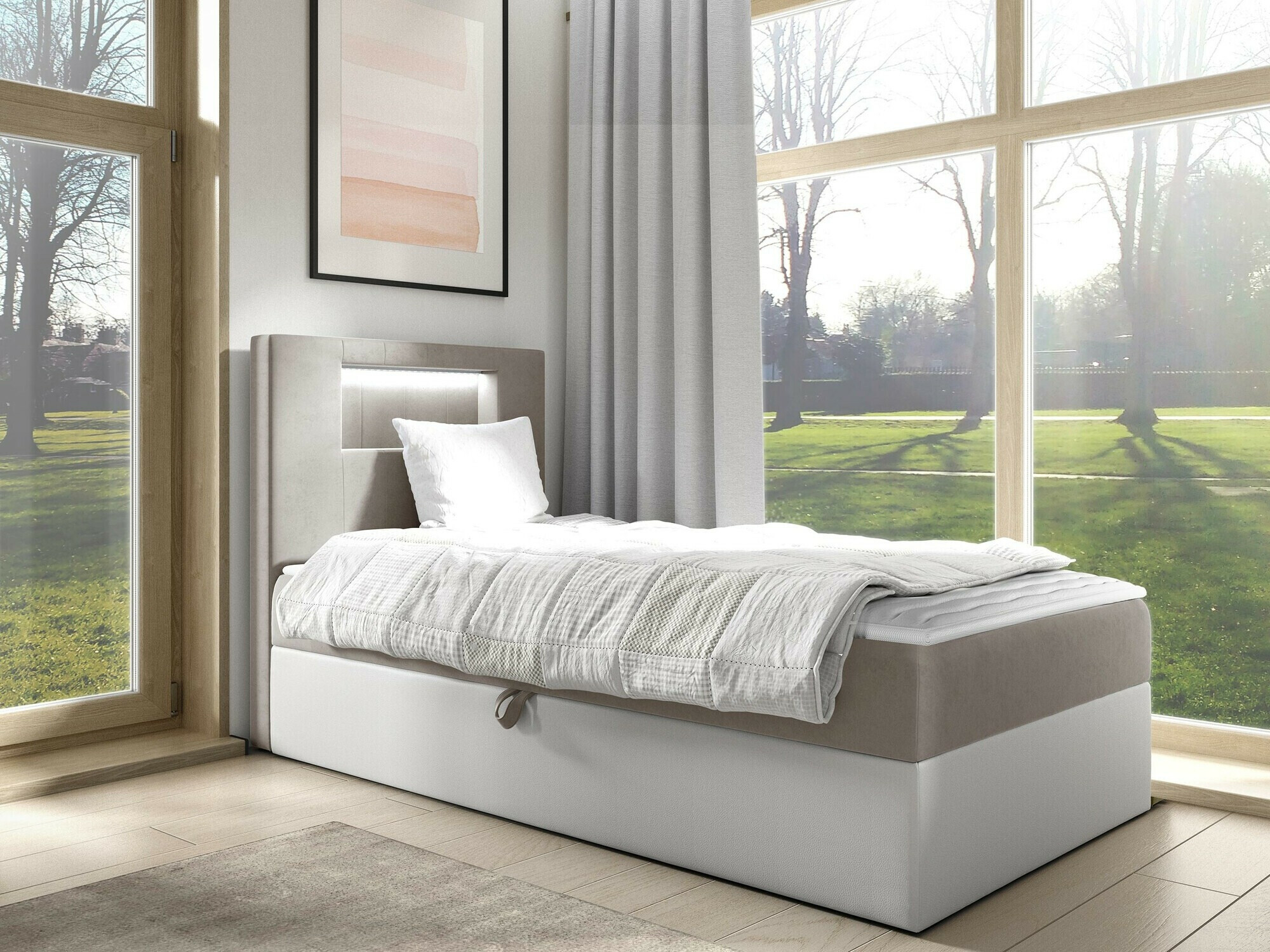Continental bed Lucus V (Soft 017 + Fresh 1)