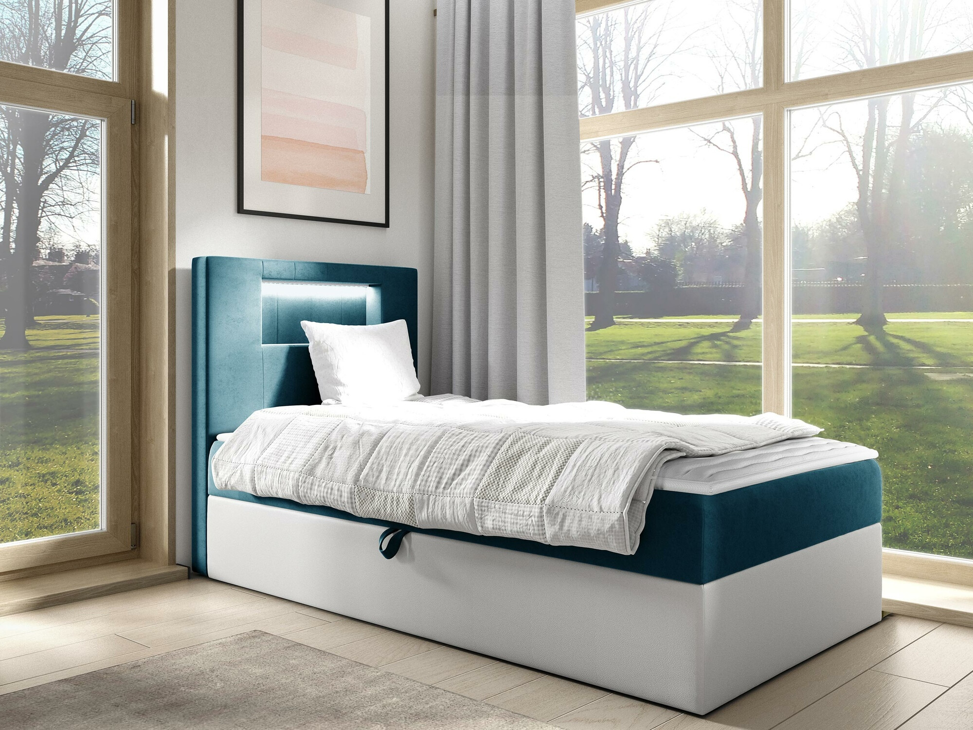 Continental bed Lucus V (Soft 017 + Fresh 34)