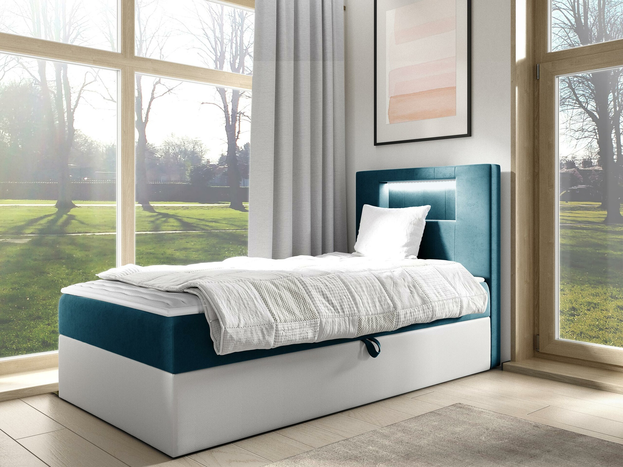 Continental bed Lucus V (Soft 017 + Fresh 34)