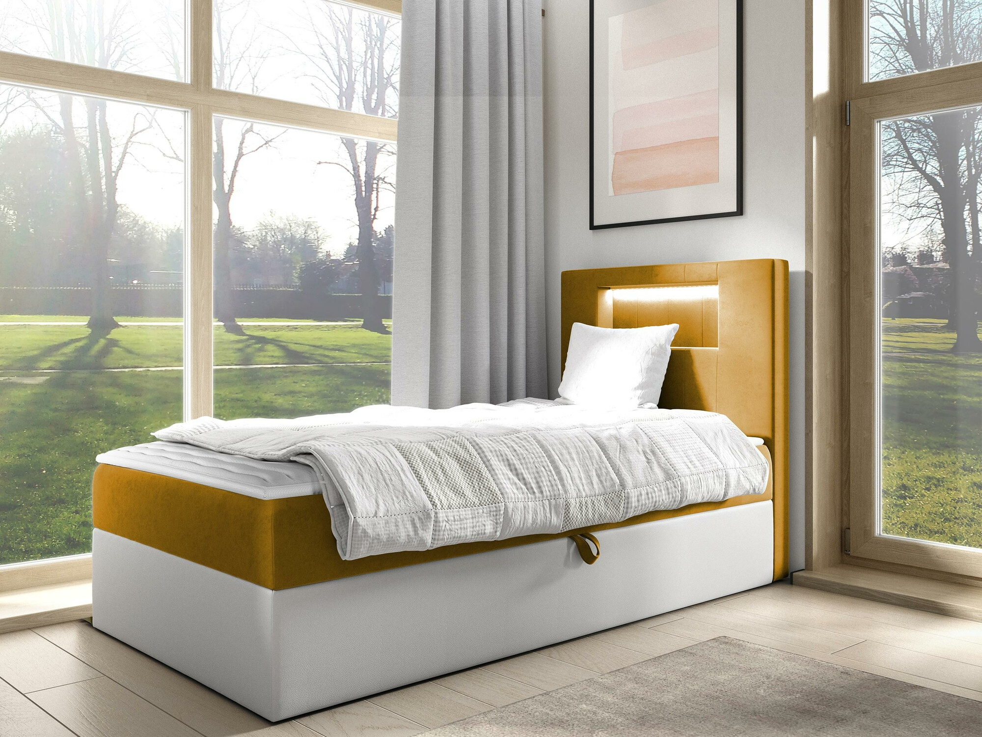 Continental bed Lucus V (Soft 017 + Fresh 37)