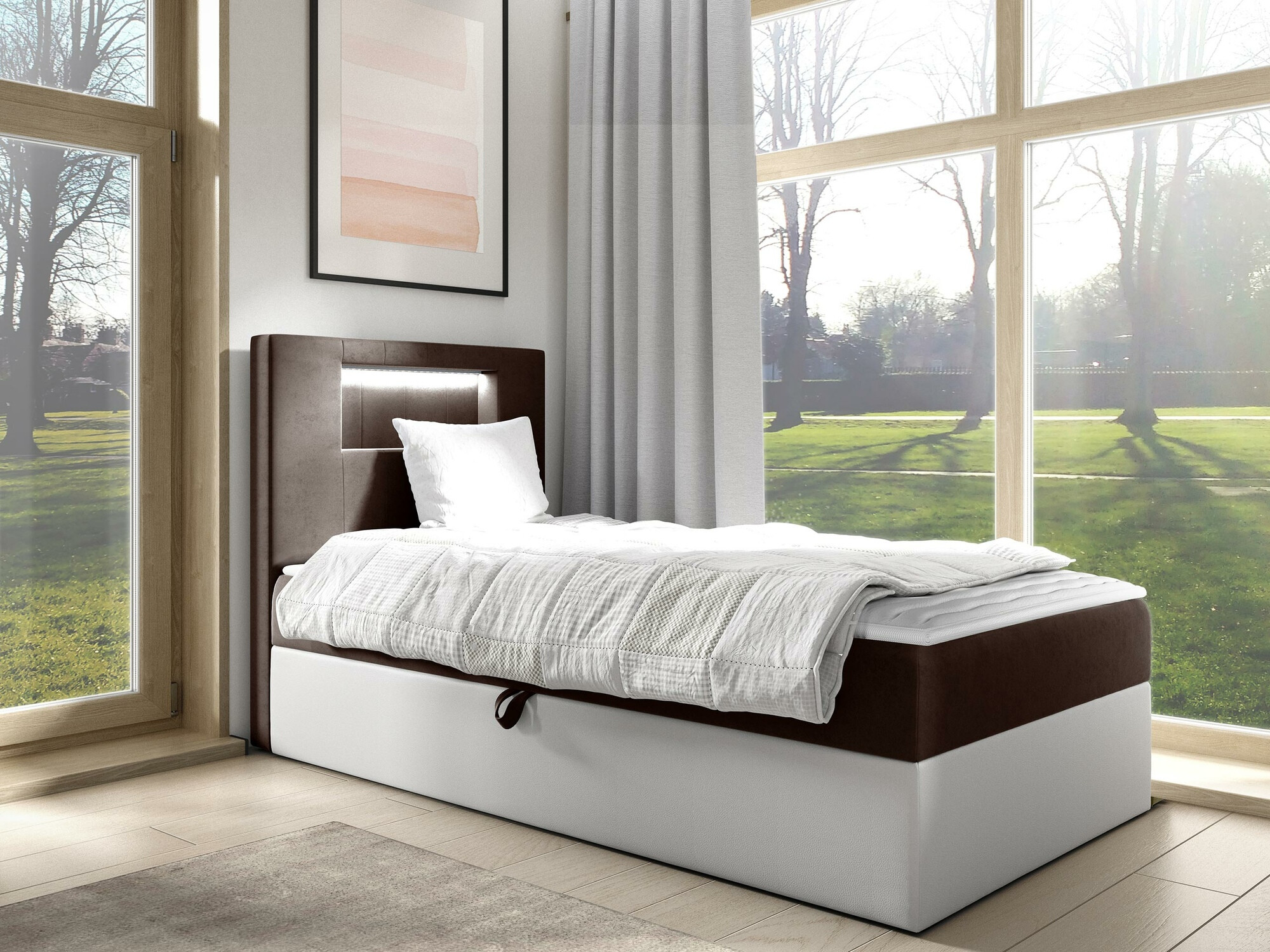 Continental bed Lucus V (Soft 017 + Fresh 4)