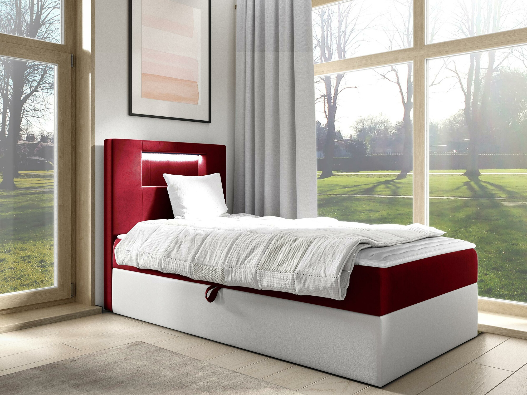 Continental bed Lucus V (Soft 017 + Fresh 8)