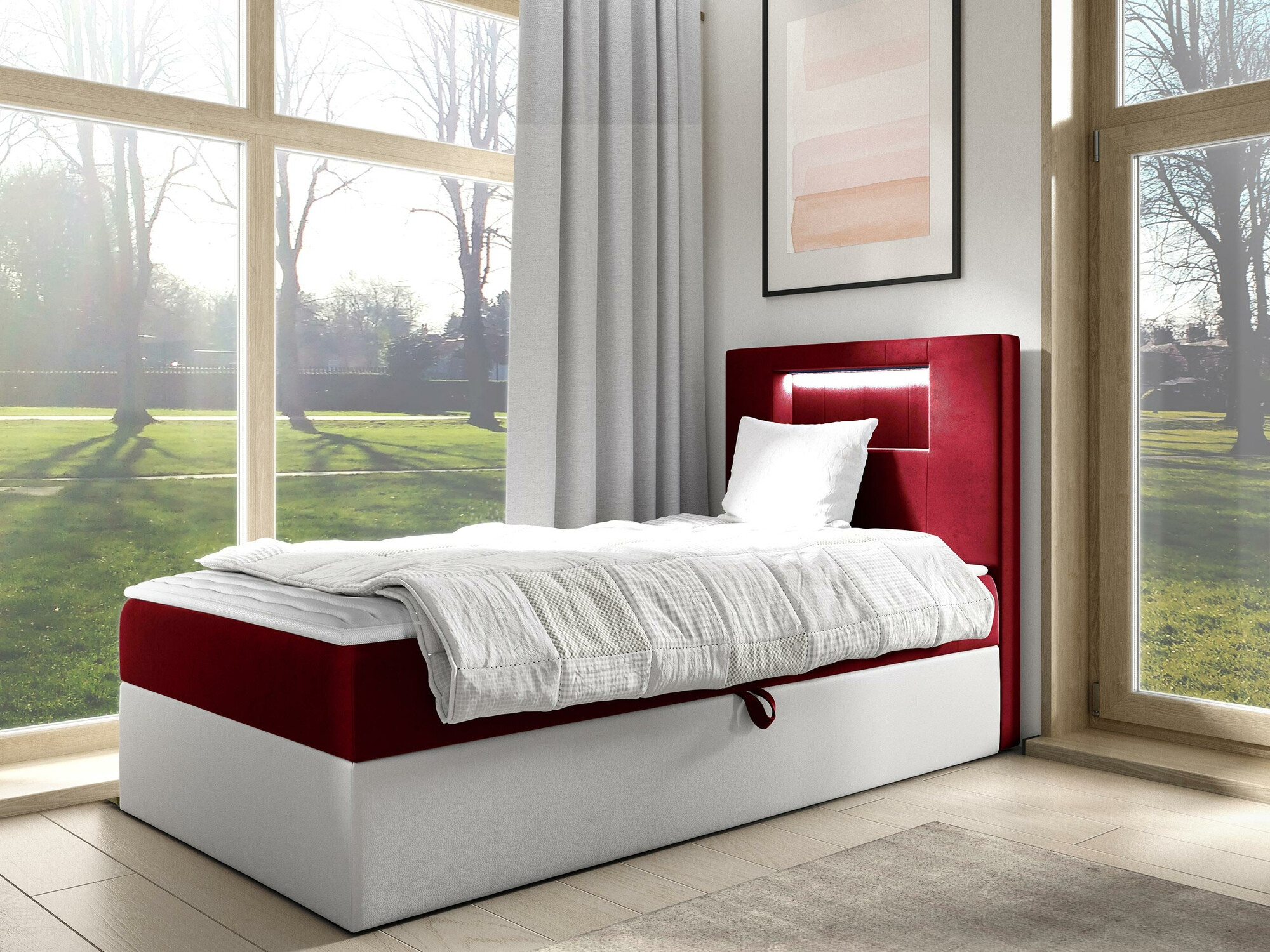 Continental bed Lucus V (Soft 017 + Fresh 8)