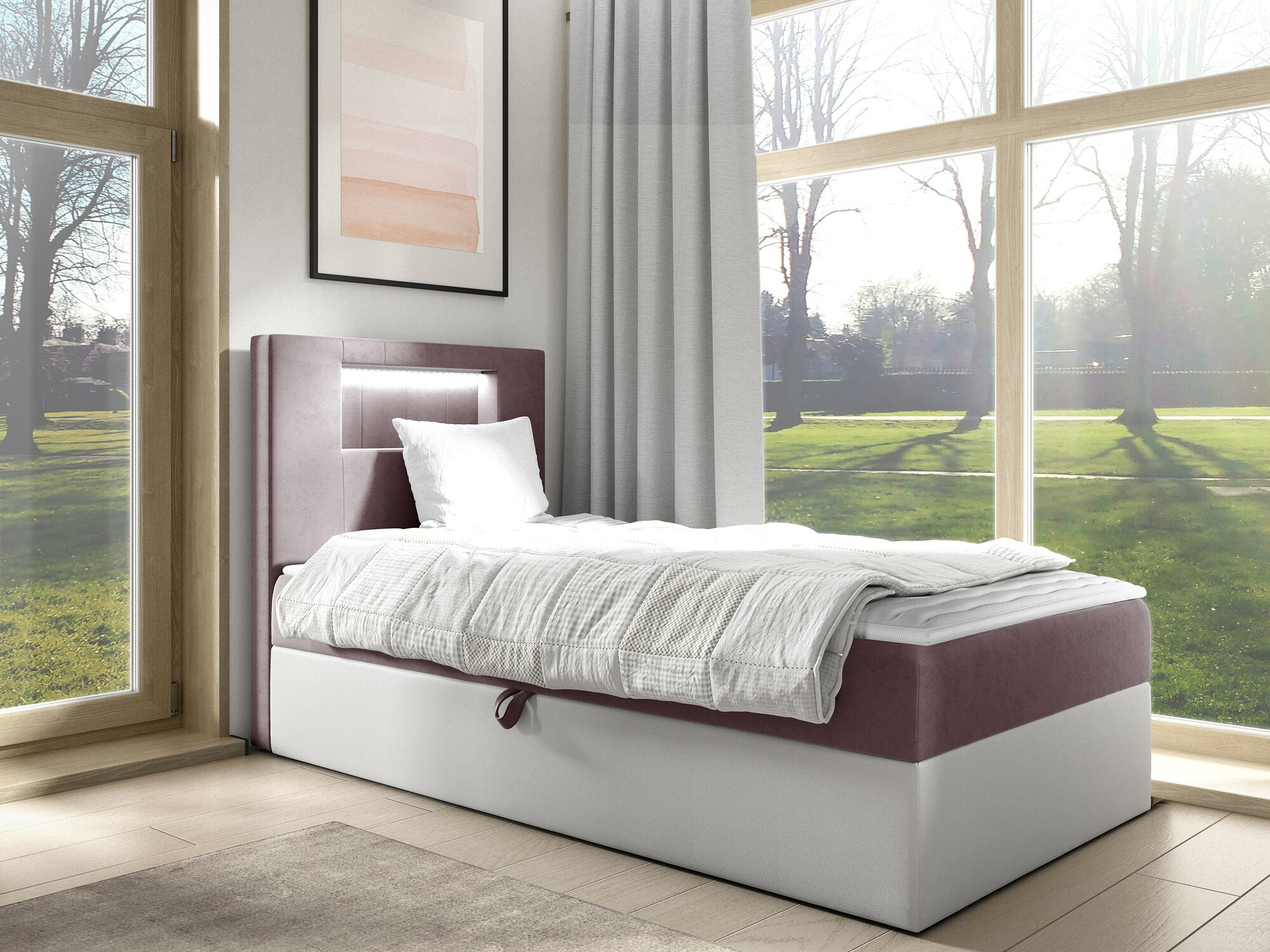 Continental bed Lucus V (Soft 017 + Fresh 9)