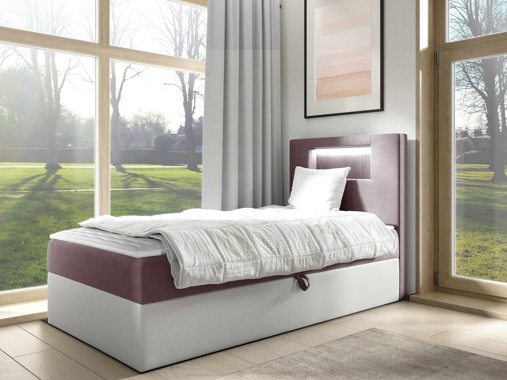 Continental bed Lucus V (Soft 017 + Fresh 9)