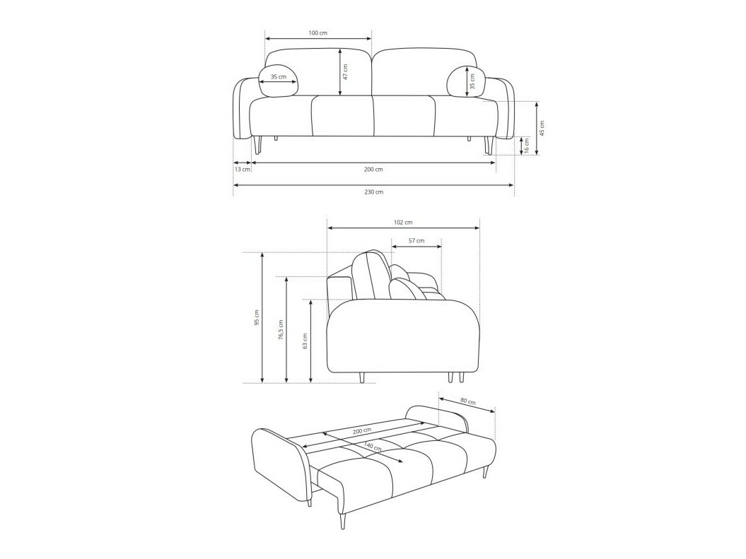 Sofa bed Kingston 151 (Elma 4)