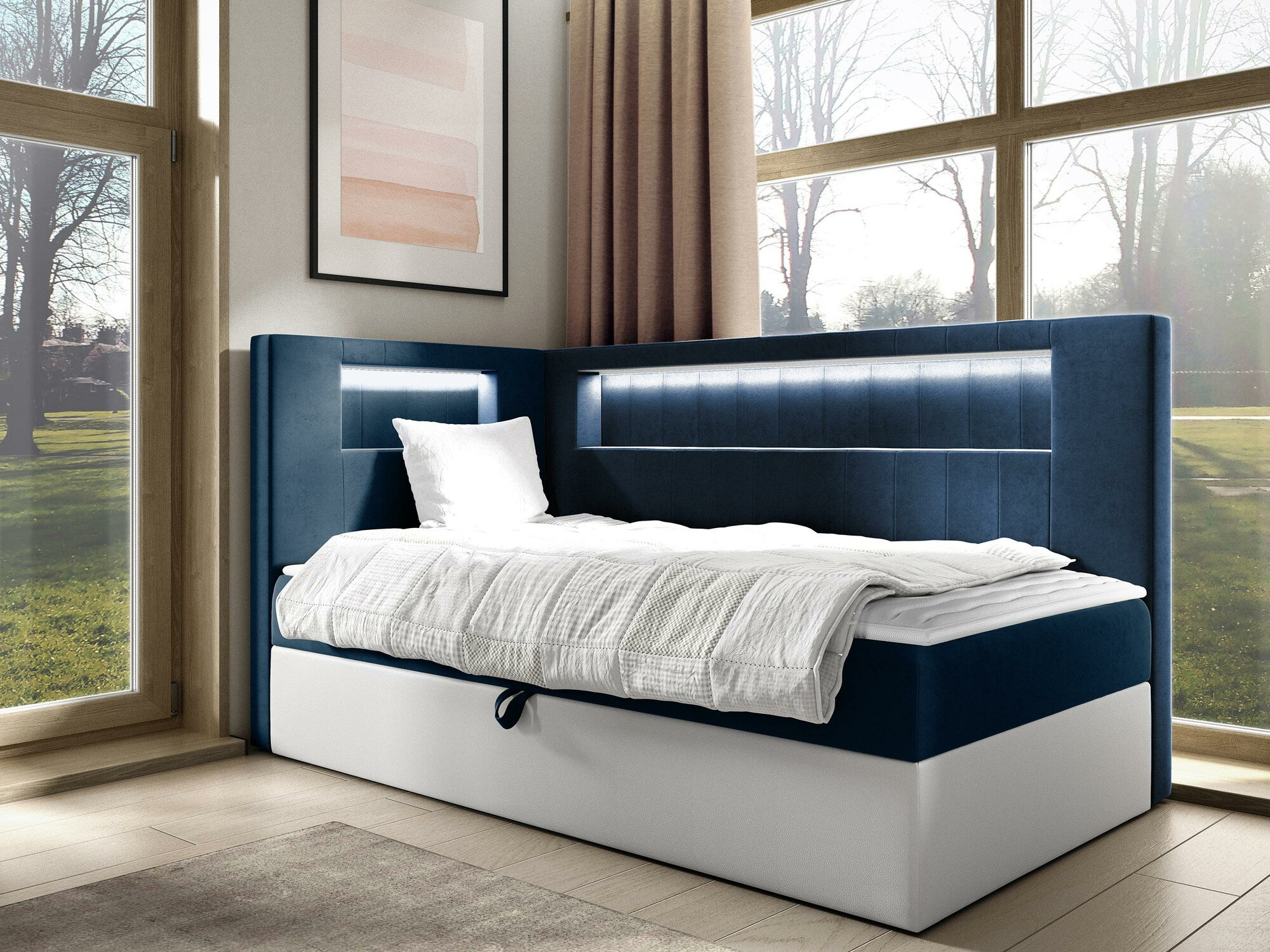 Continental bed Lucus VIII (Soft 017 + Fresh 11)
