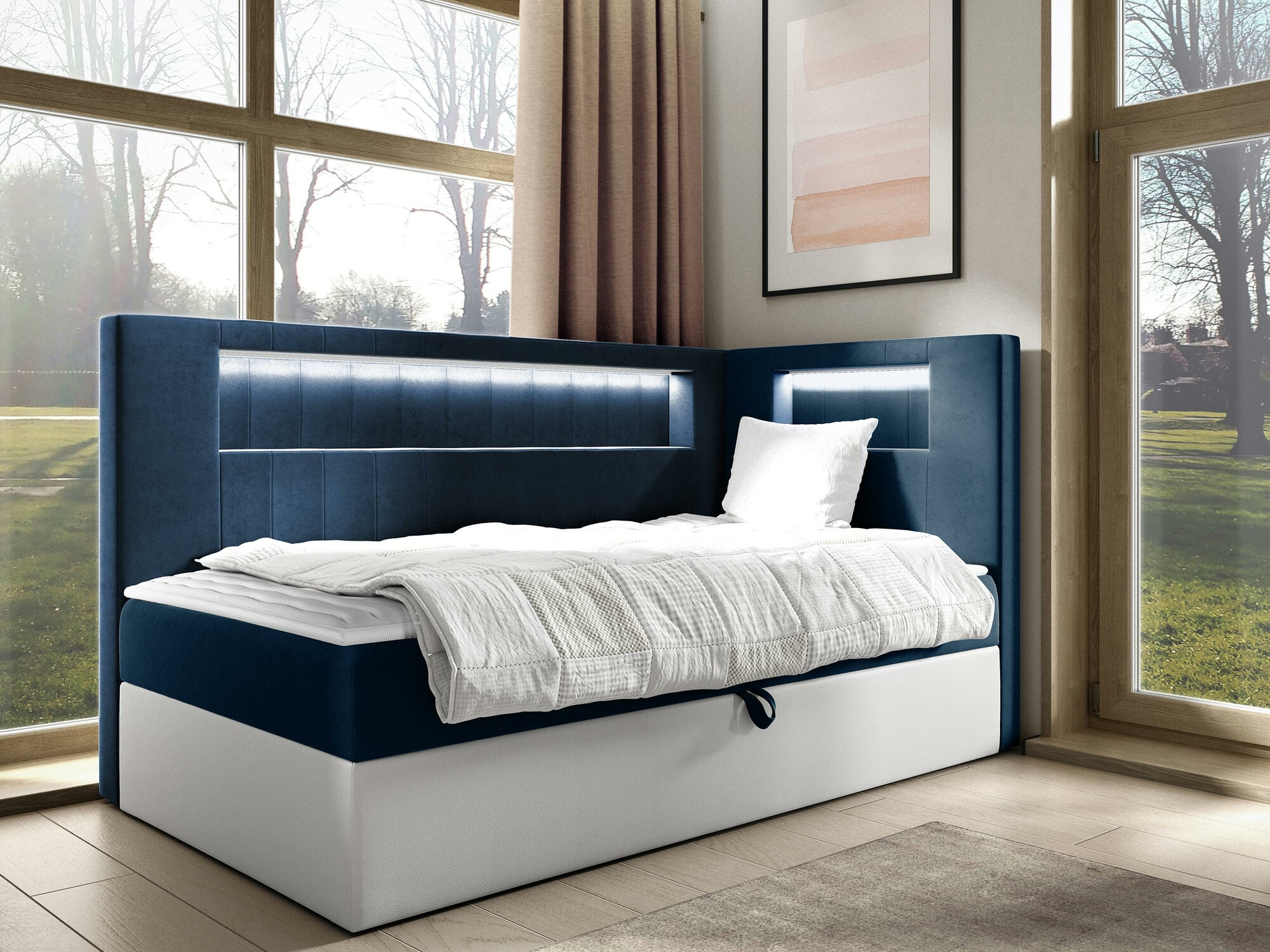 Continental bed Lucus VIII (Soft 017 + Fresh 11)
