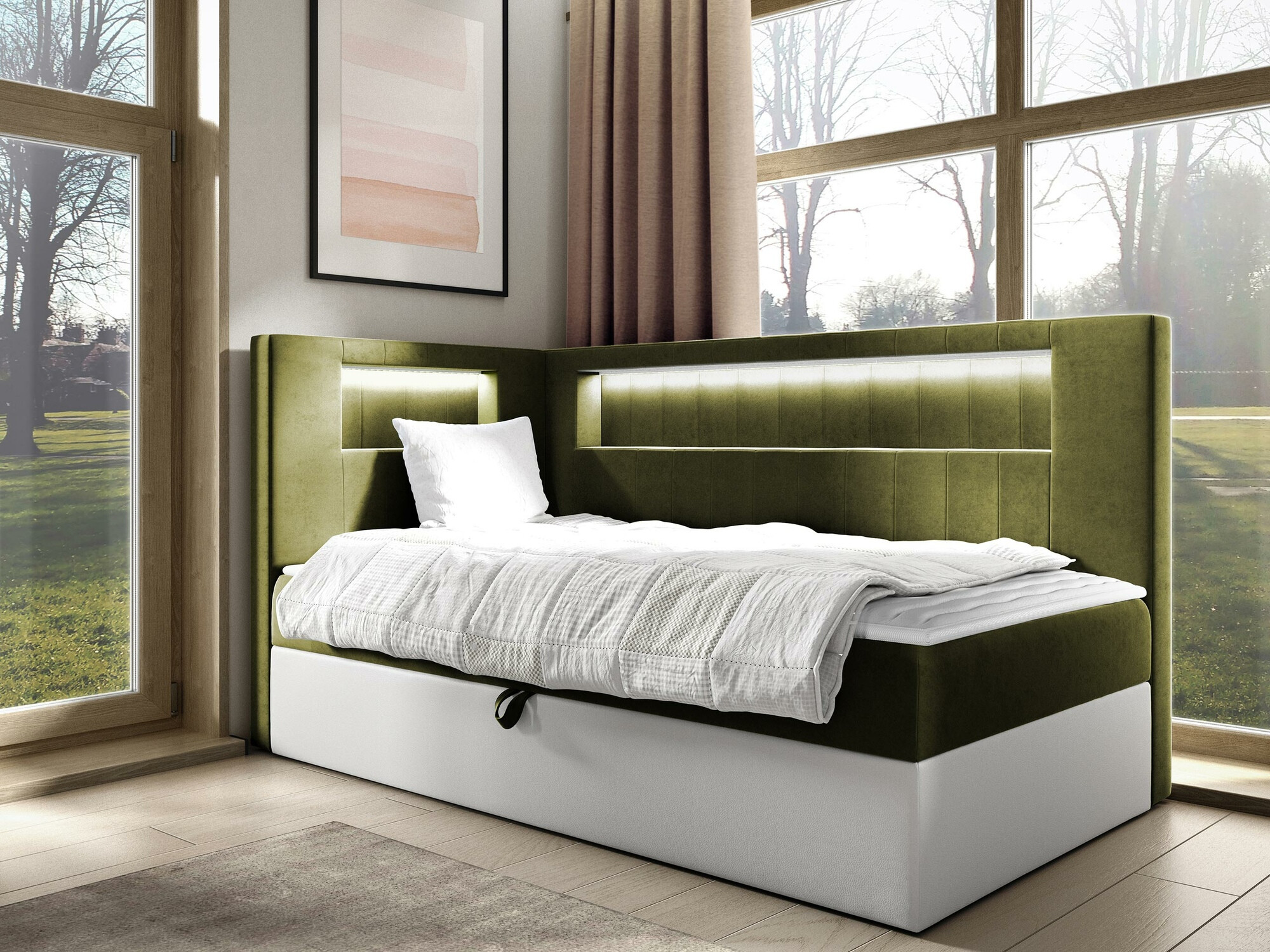 Continental bed Lucus VIII (Soft 017 + Fresh 12)