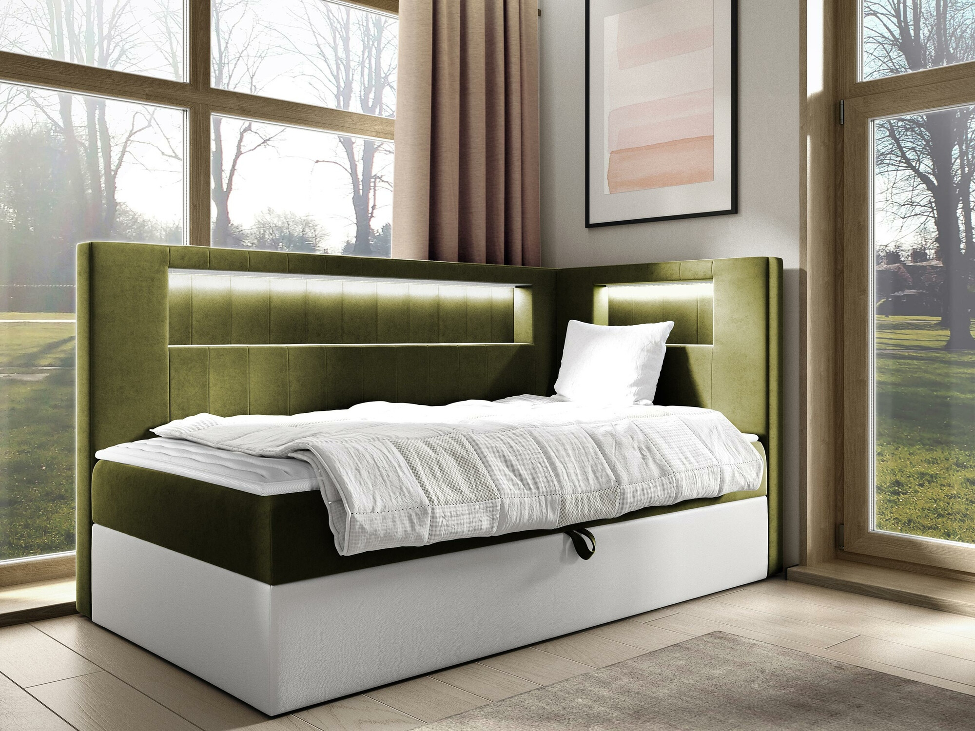 Continental bed Lucus VIII (Soft 017 + Fresh 12)