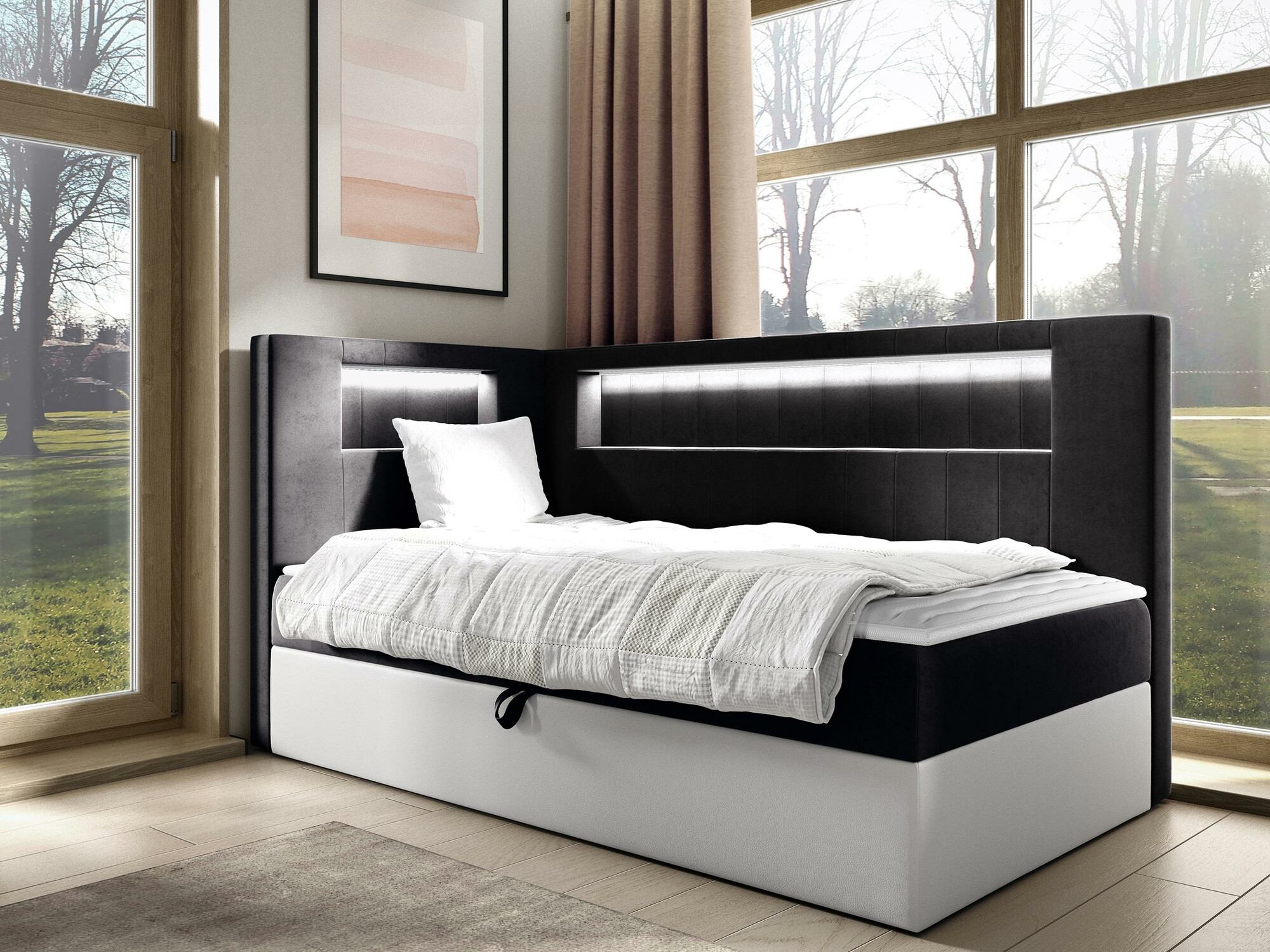 Continental bed Lucus VIII (Soft 017 + Fresh 17)