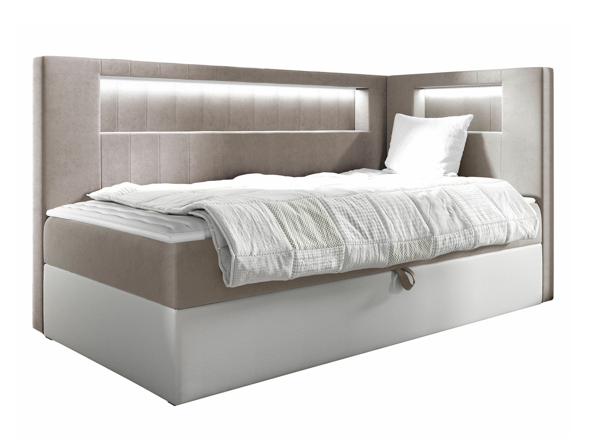 Continental bed Lucus VIII (Soft 017 + Fresh 1)