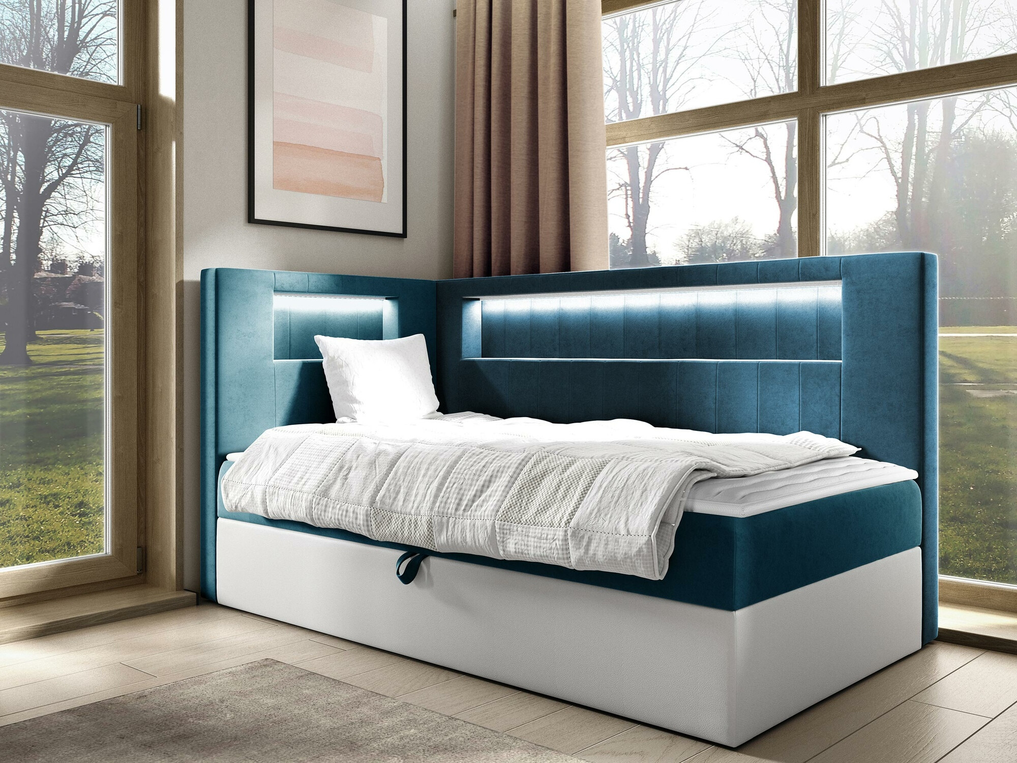 Continental bed Lucus VIII (Soft 017 + Fresh 34)