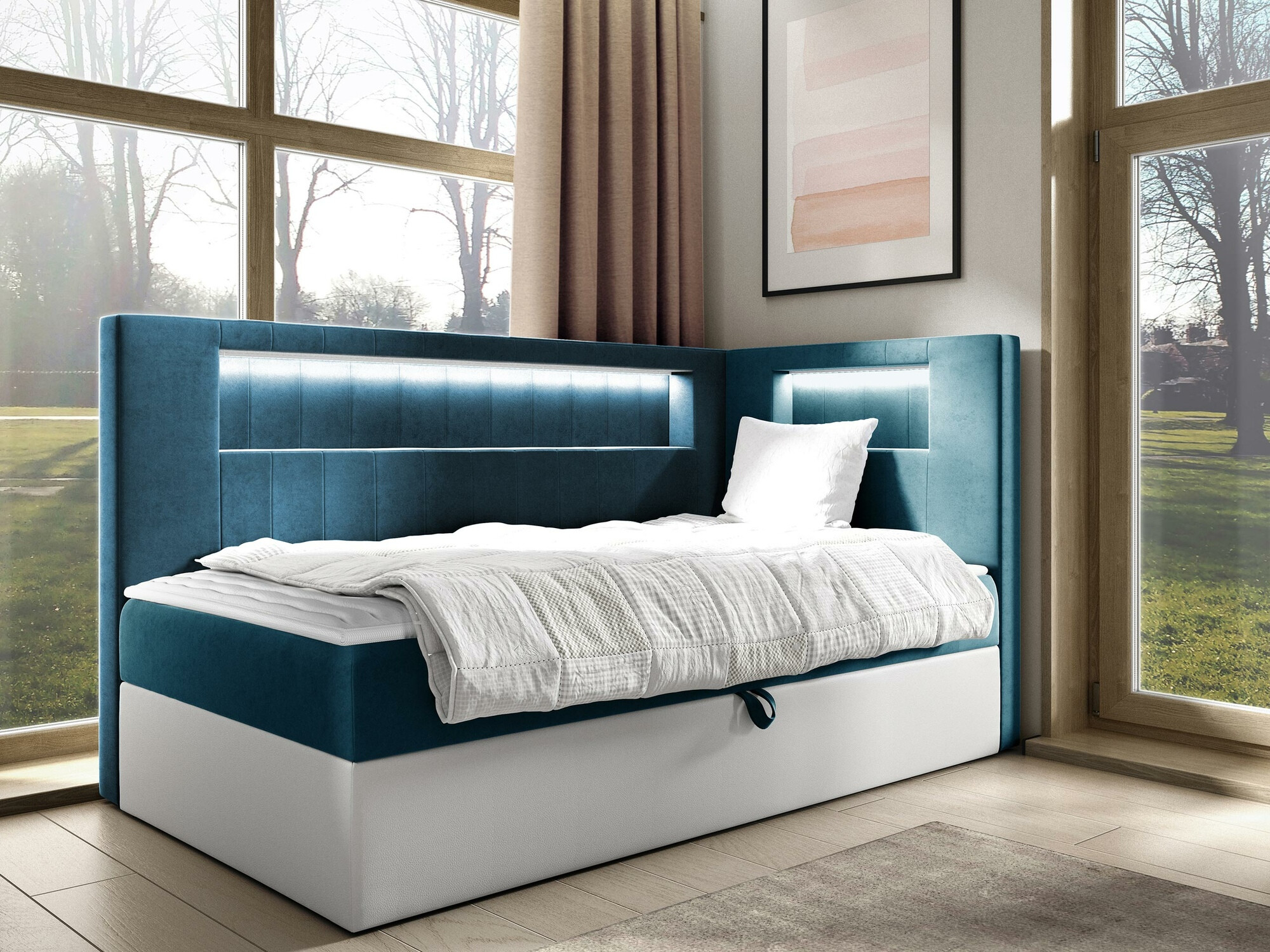 Continental bed Lucus VIII (Soft 017 + Fresh 34)