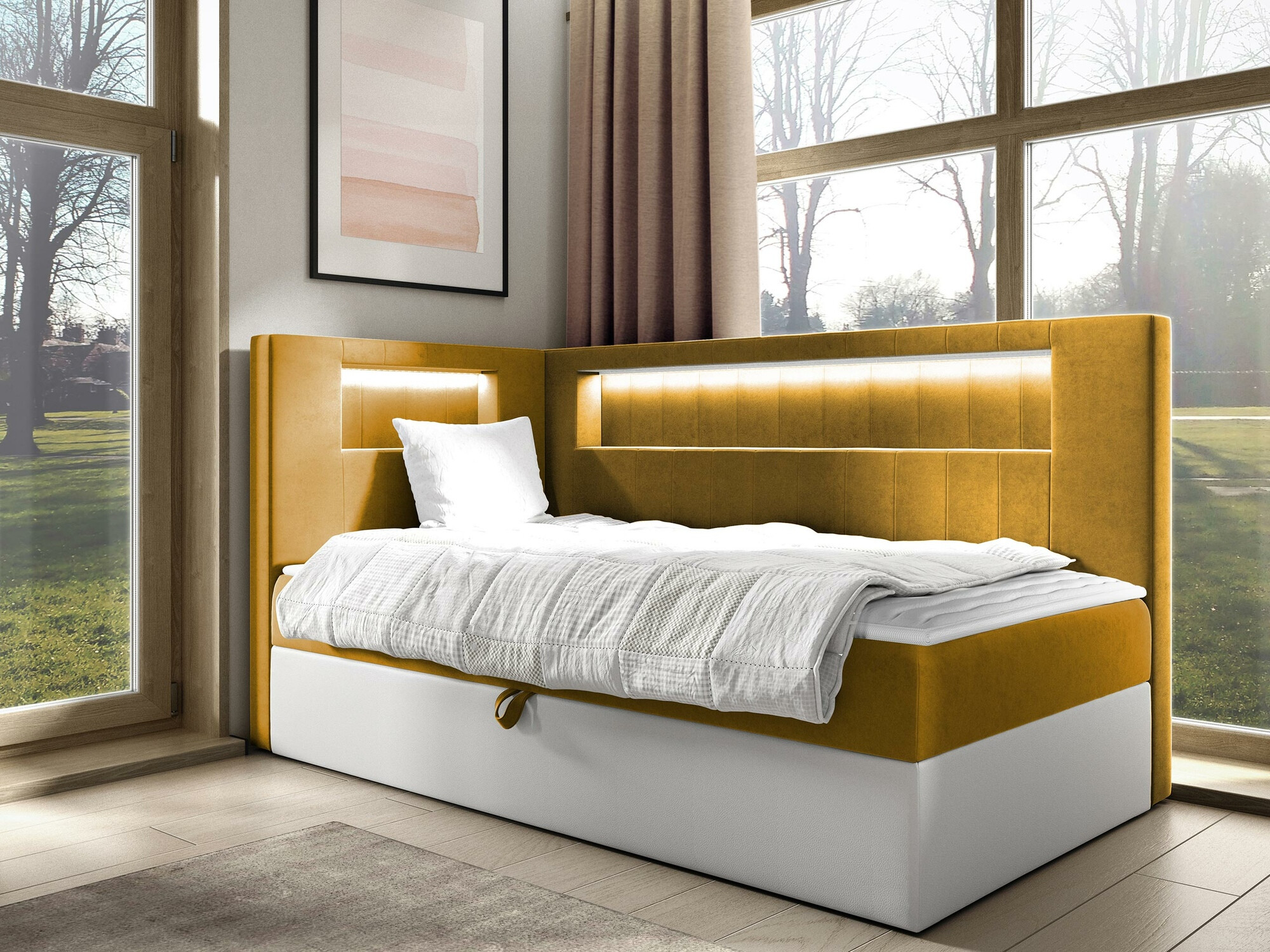 Continental bed Lucus VIII (Soft 017 + Fresh 37)