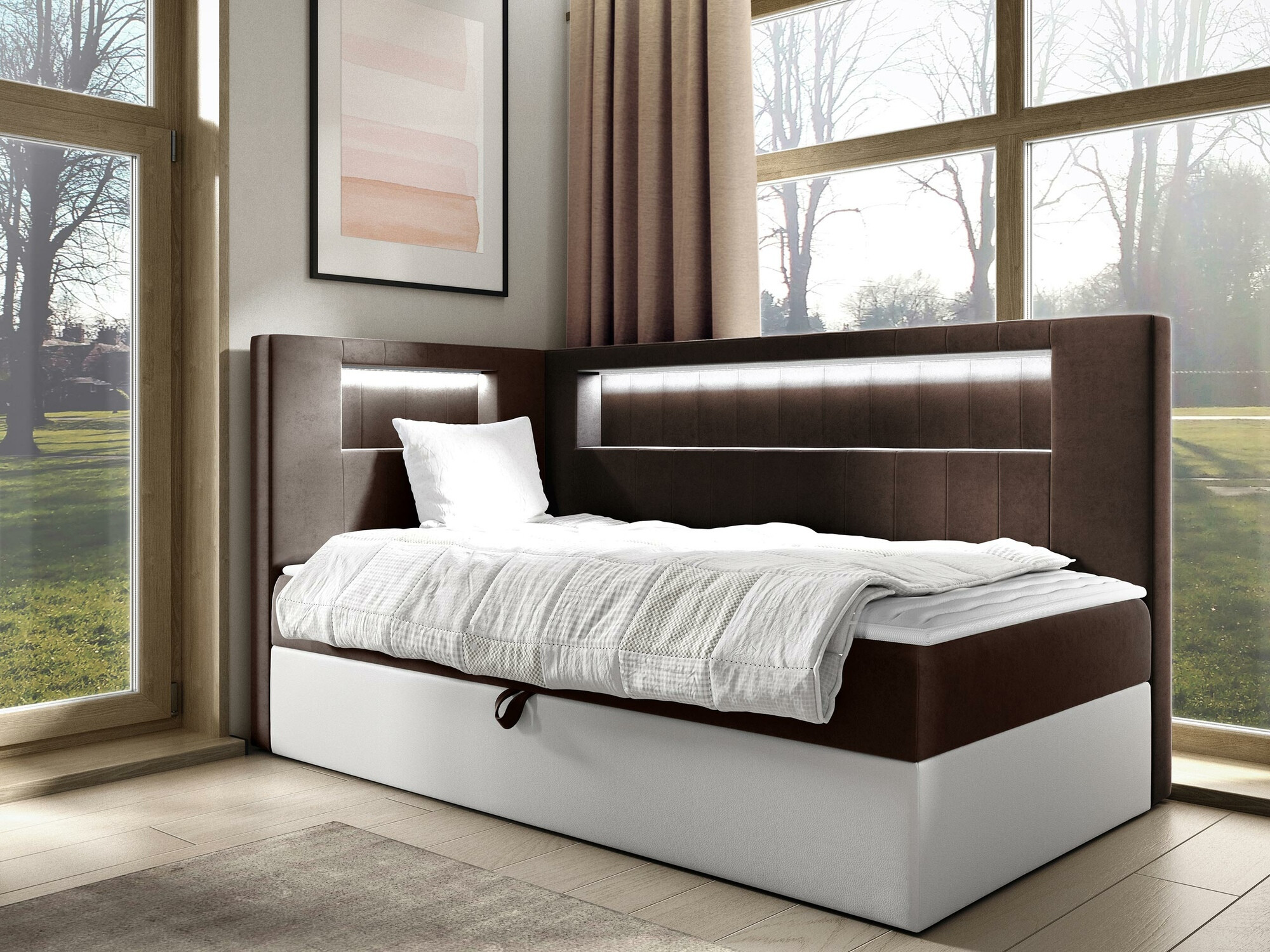 Continental bed Lucus VIII (Soft 017 + Fresh 4)
