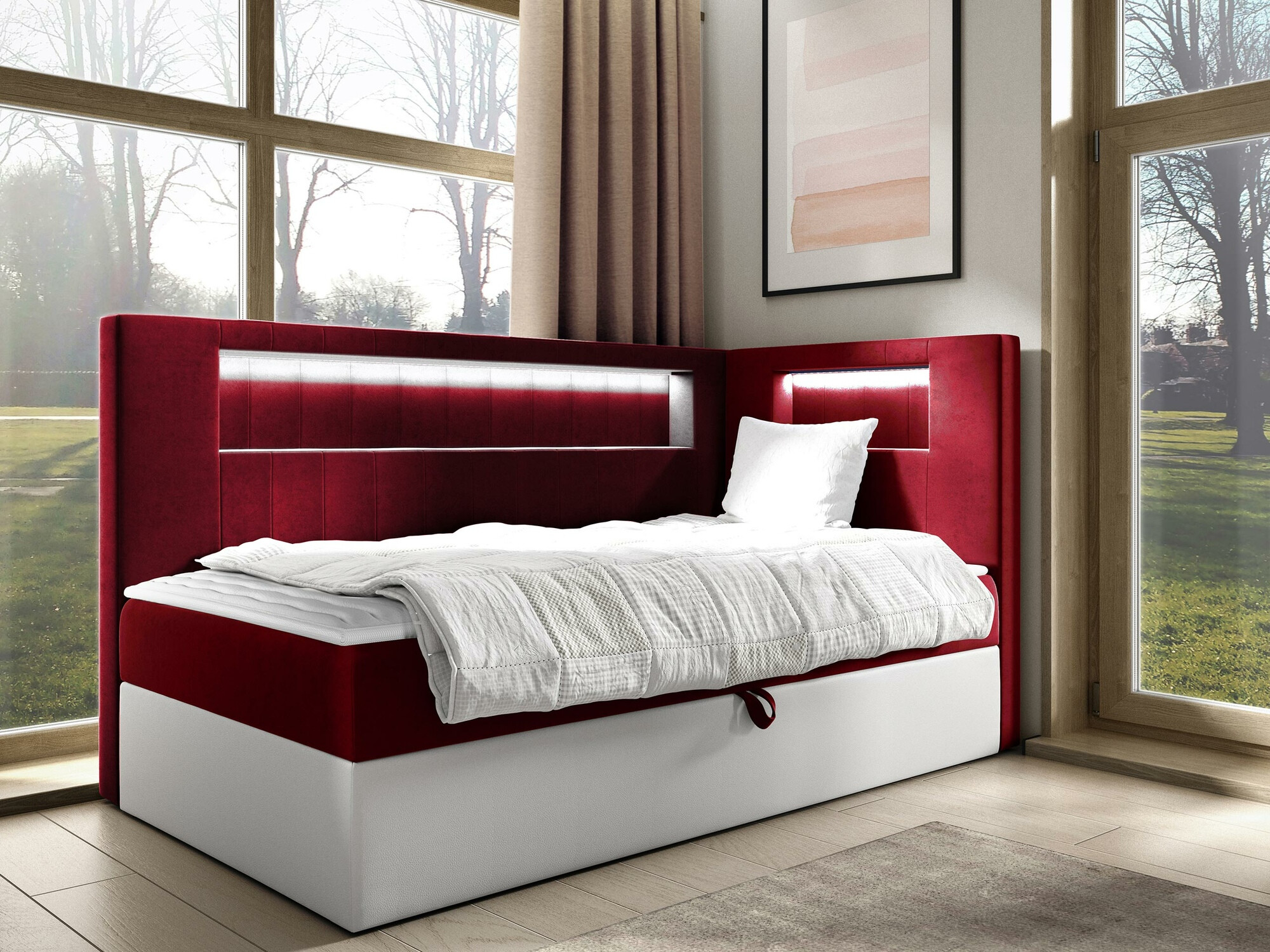 Continental bed Lucus VIII (Soft 017 + Fresh 8)