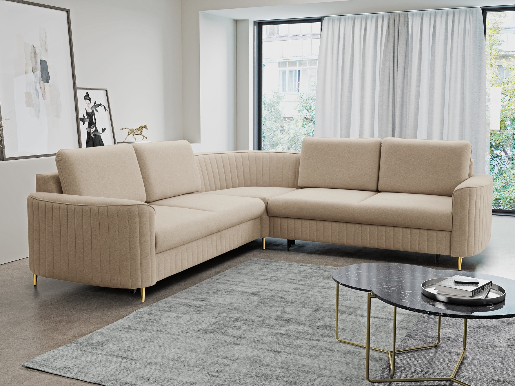 Corner sofa Kingston 157 (Castel 15)
