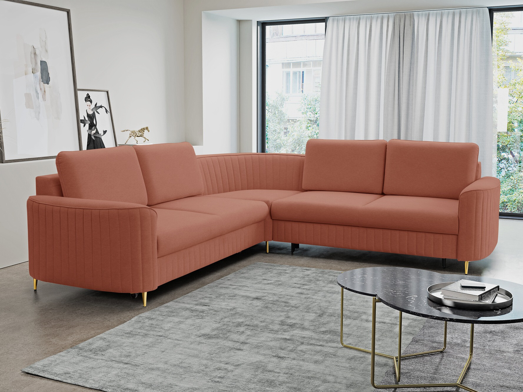 Corner sofa Kingston 157 (Castel 55)