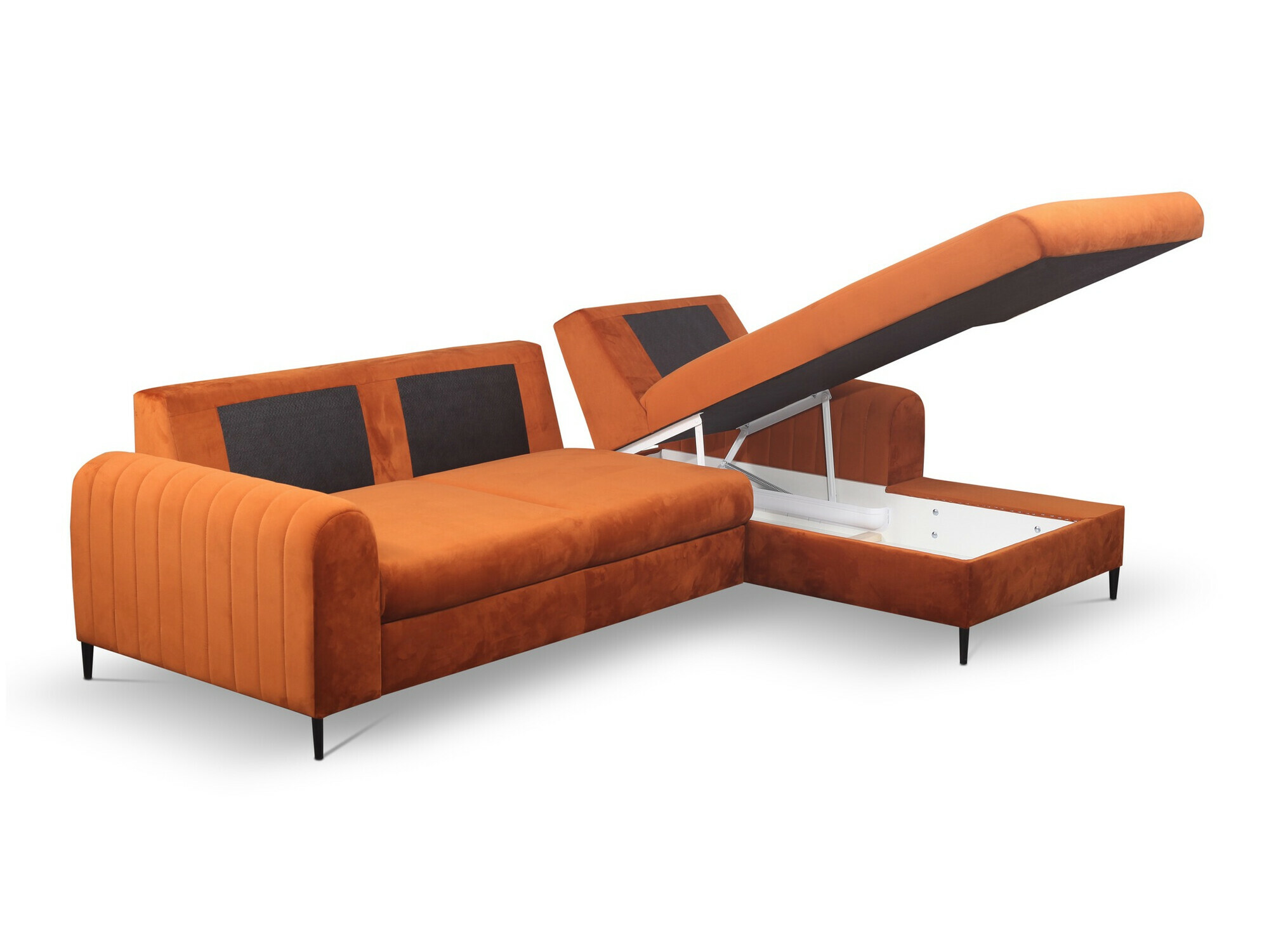 Corner sofa Kingston 165 (Velluto 33)