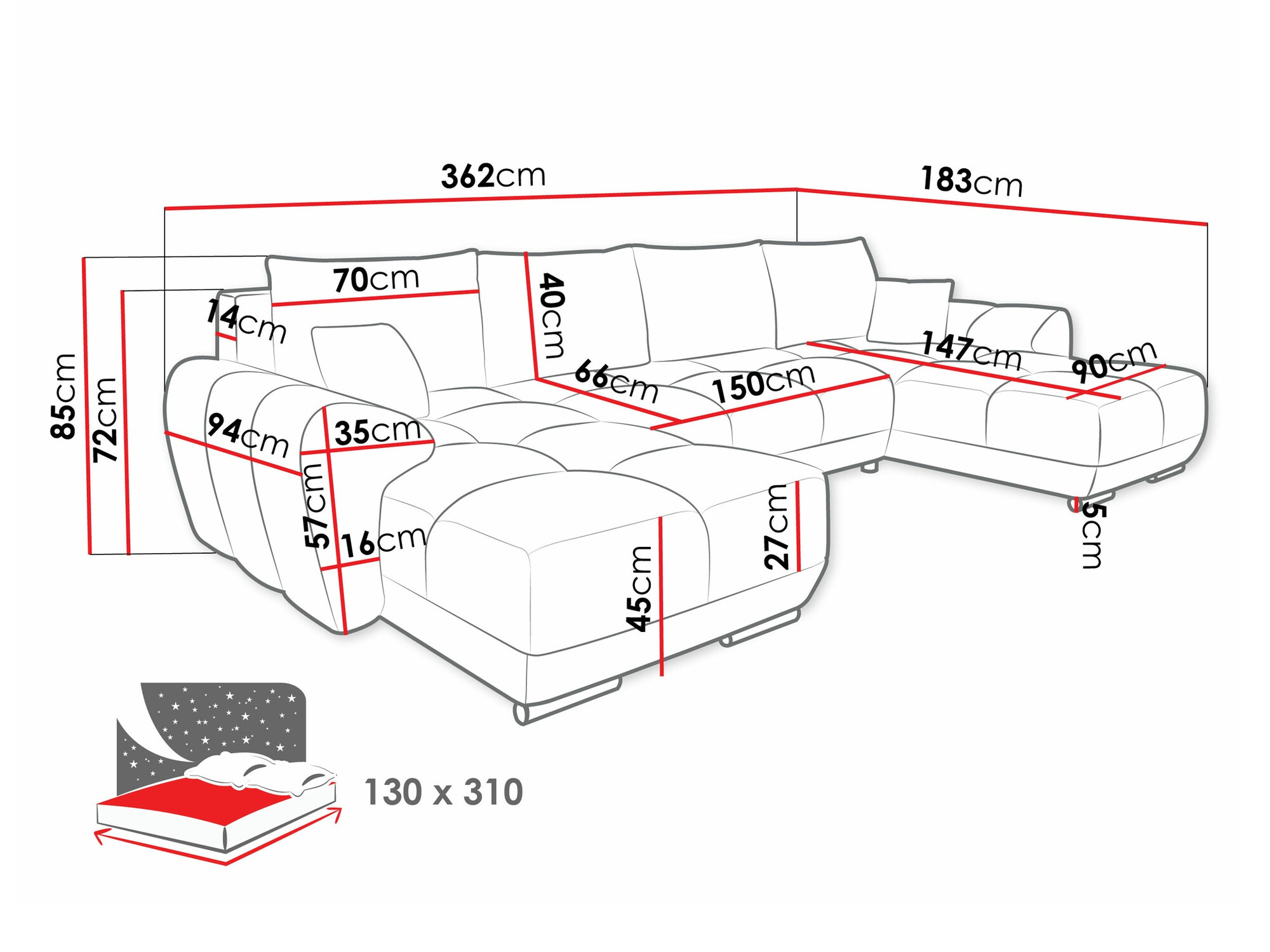 Corner sofa Signis I (Velo 636)