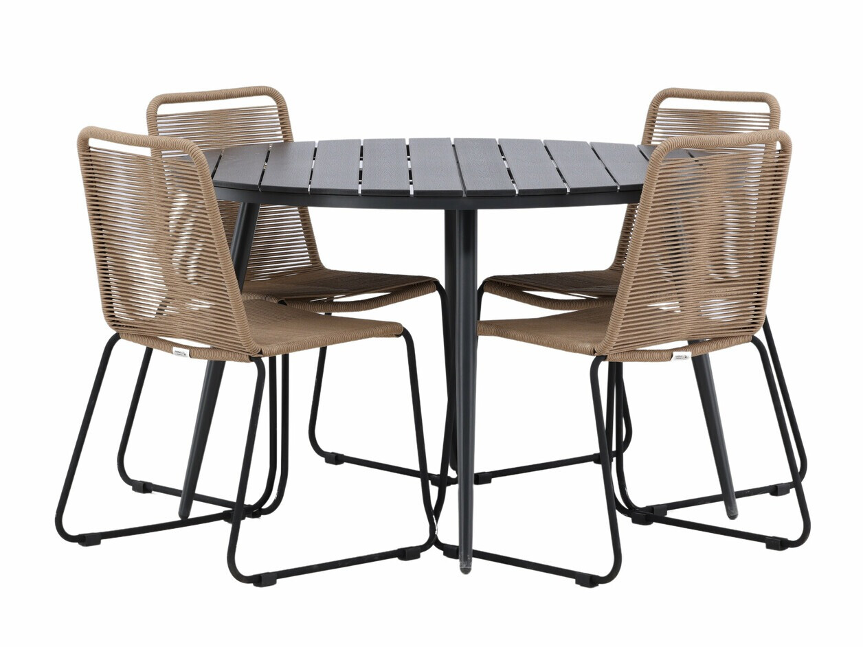 Table and chairs set Dallas 4670