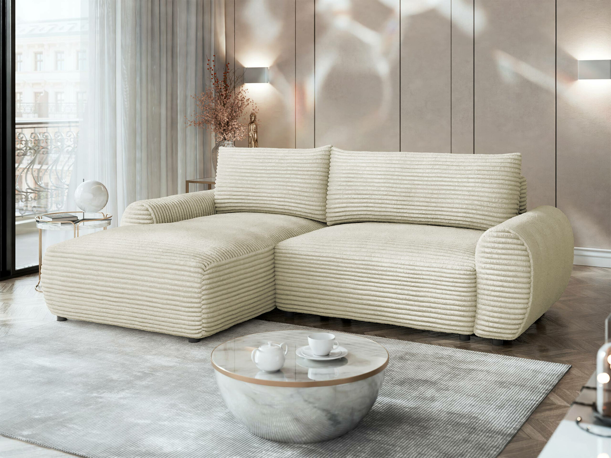 Corner sofa TrendyNest Strigina (Tilia 03)