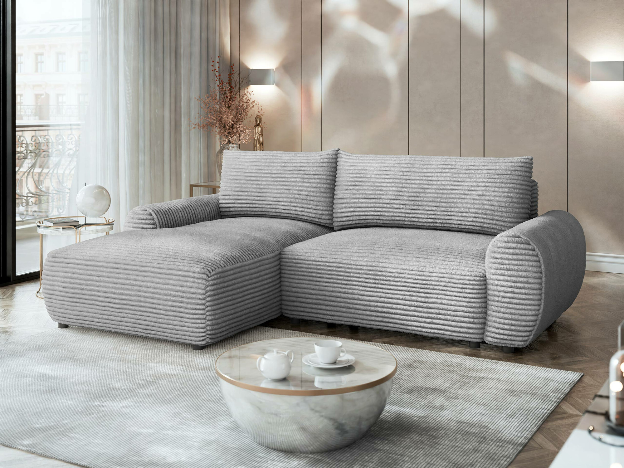 Corner sofa TrendyNest Strigina (Tilia 86)