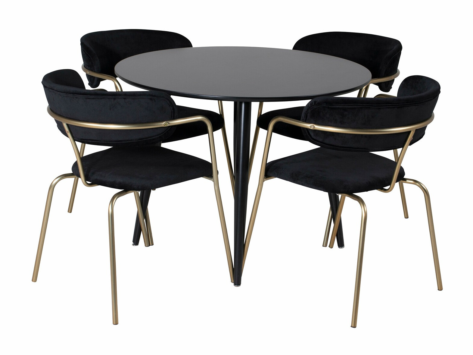 Dining set Dallas 4687 (Black)