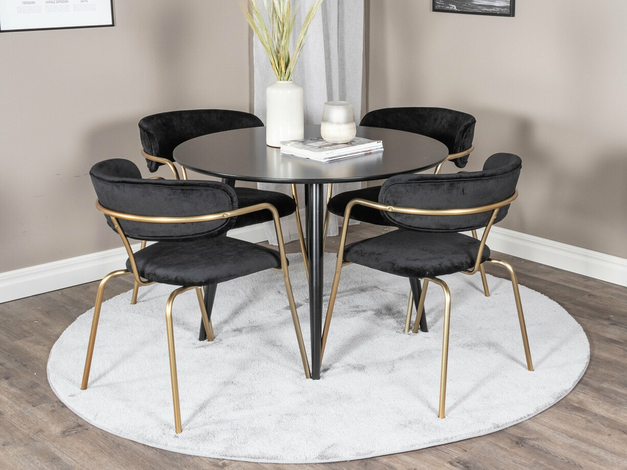 Dining set Dallas 4687 (Black)