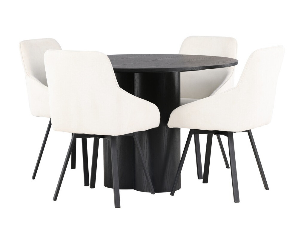 Dining set Dallas 5008 (Black)