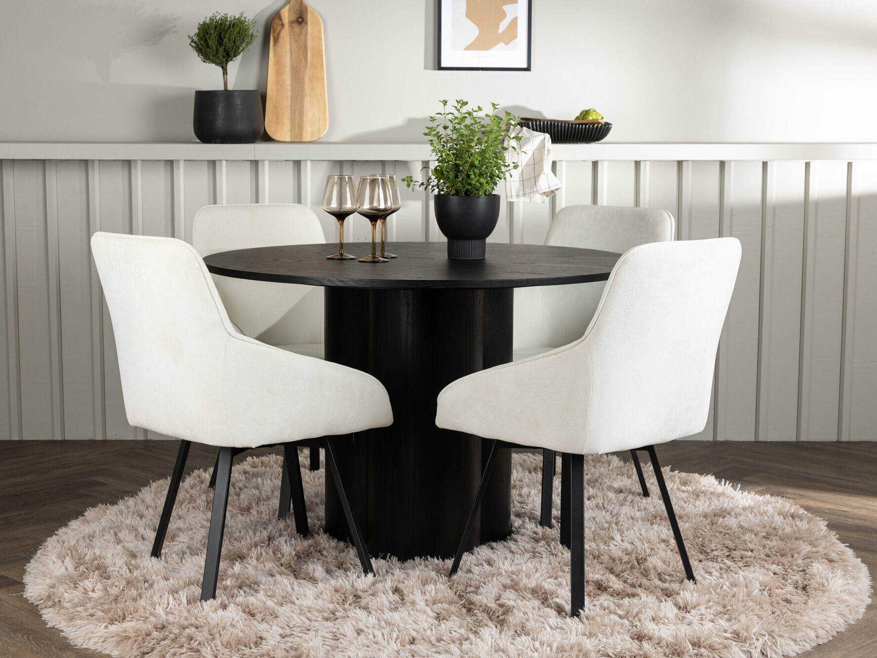 Dining set Dallas 5008 (Black)