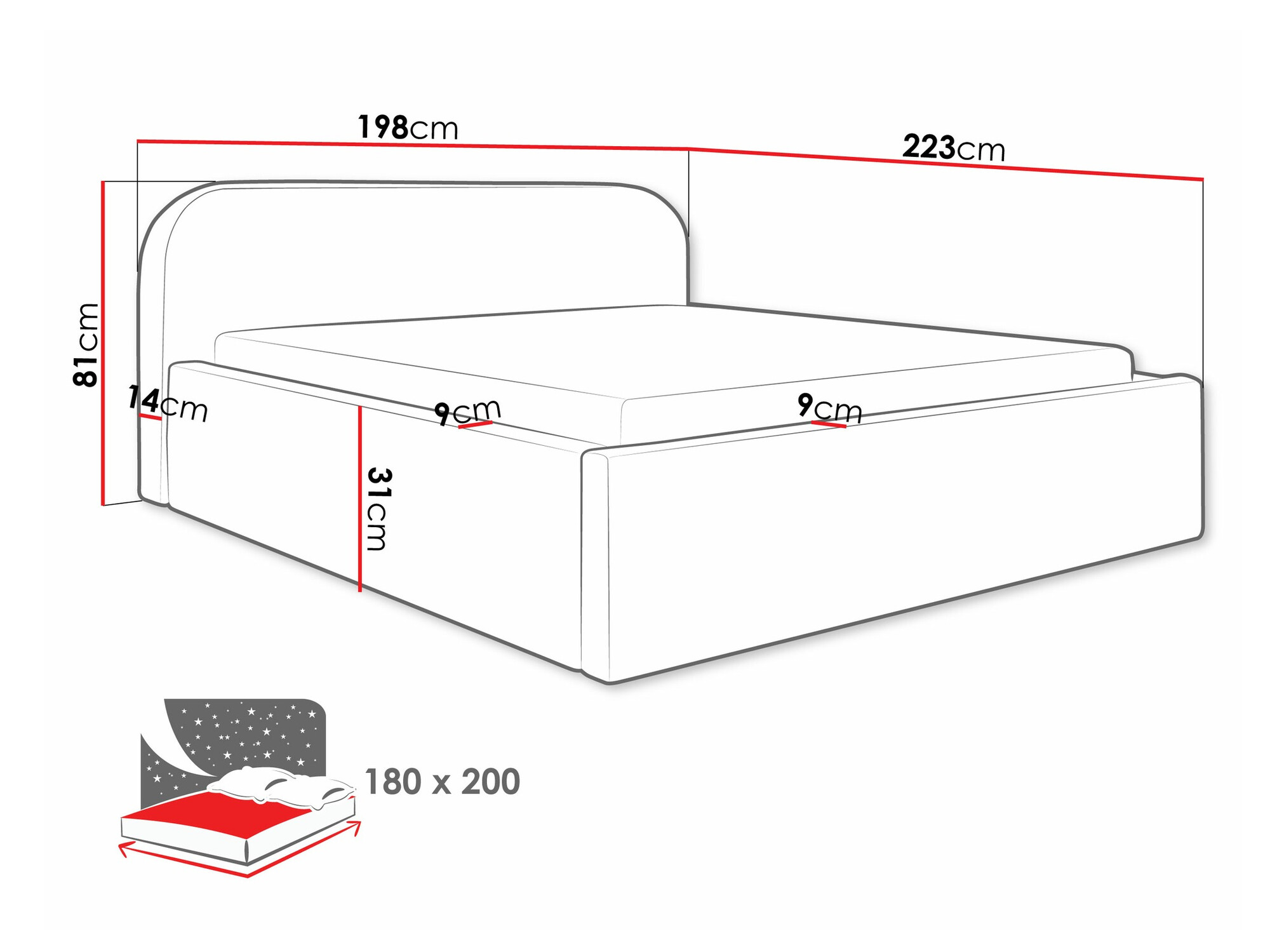 Bed Comfivo Inventio (Abriamo 07)
