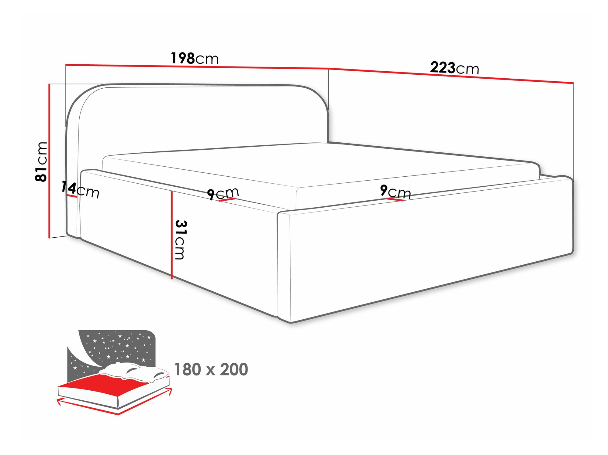 Bed Comfivo Inventio (Abriamo 08)