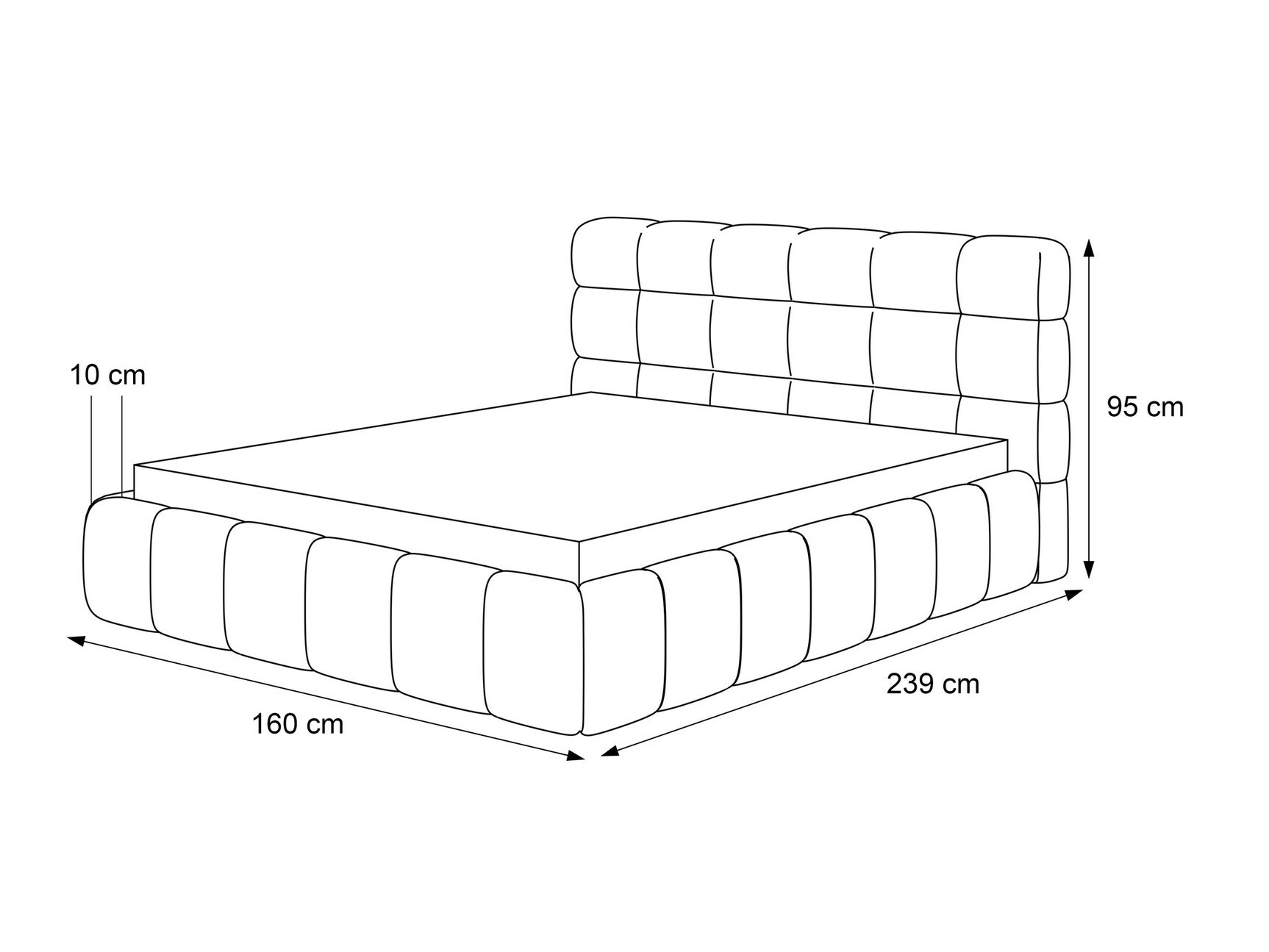 Bed Martinez 100 (Quelle 100)