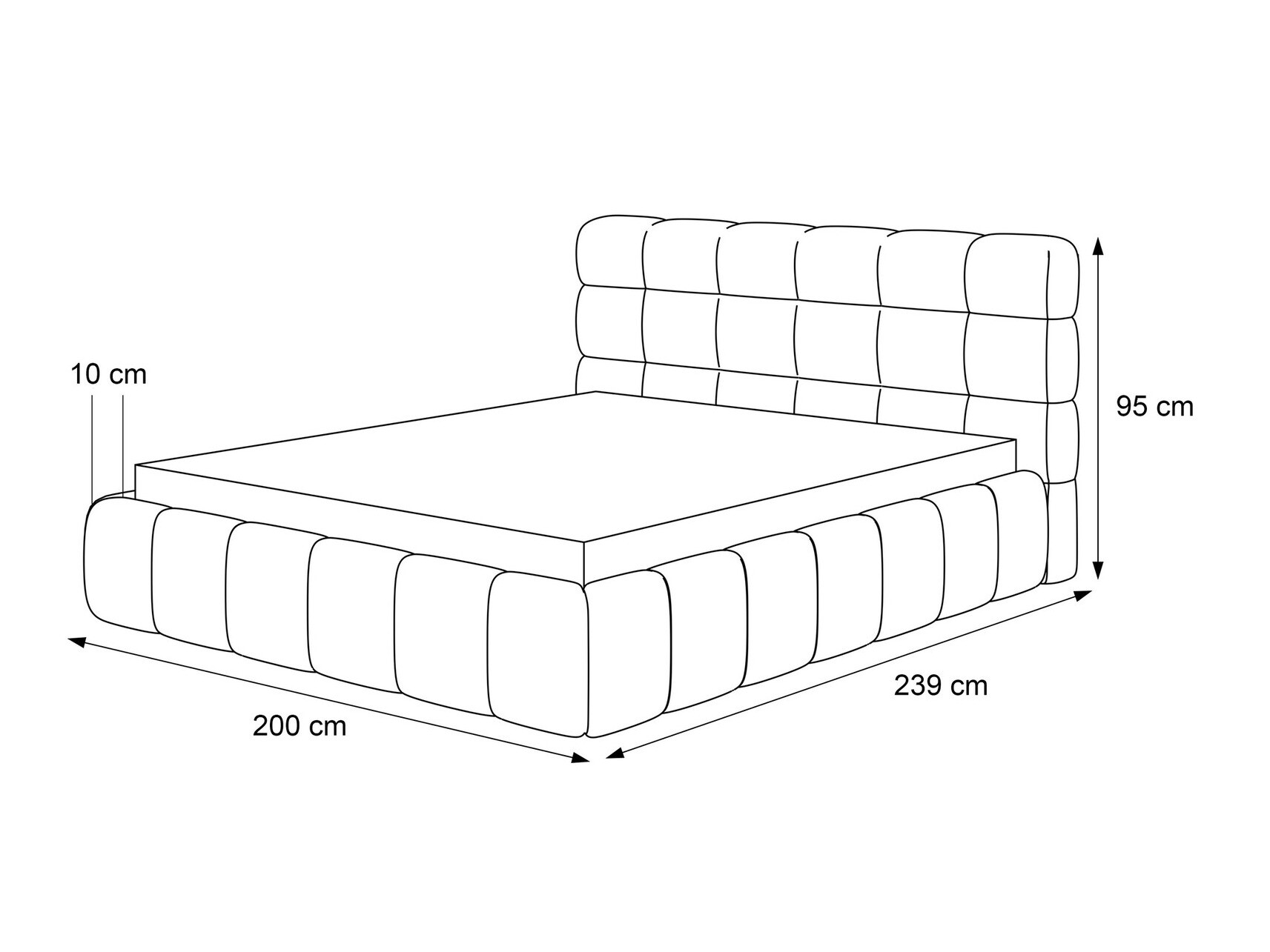 Bed Martinez 100 (Quelle 100)