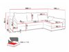 Corner sofa Memphis 104 (Poso 05)