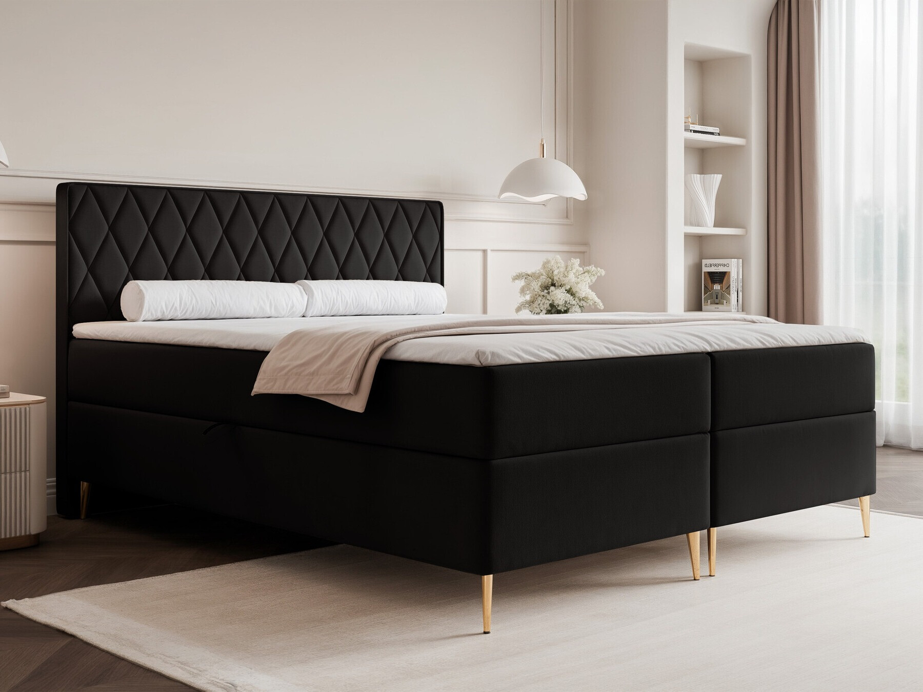 Continental bed Martinez 110 (Magic Velvet 2219)