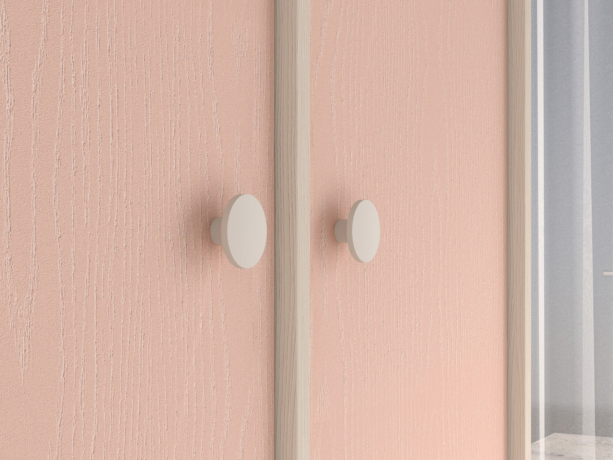 Wardrobe Tortoli 101 (Pink)