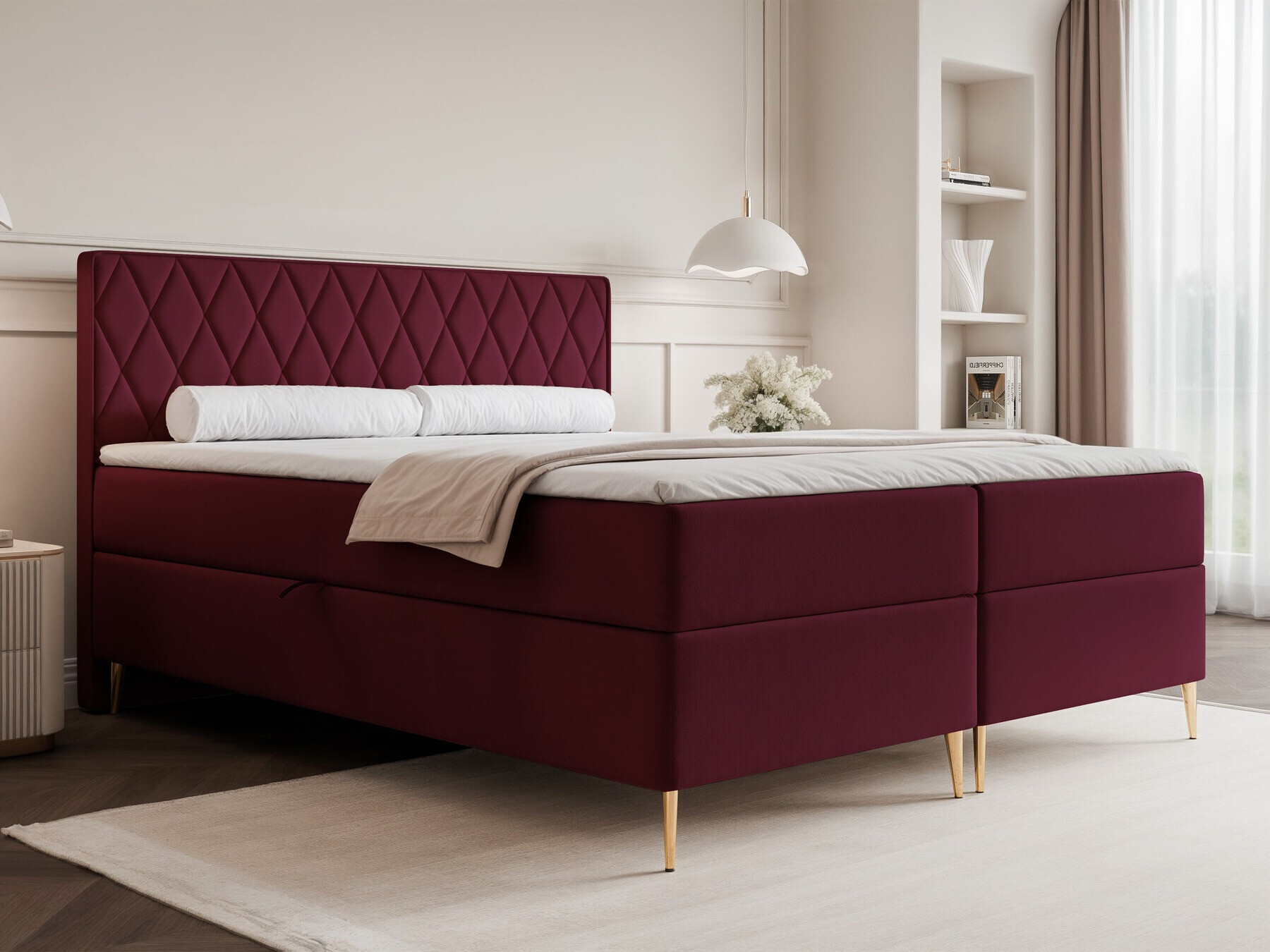 Continental bed Martinez 110 (Magic Velvet 2229)