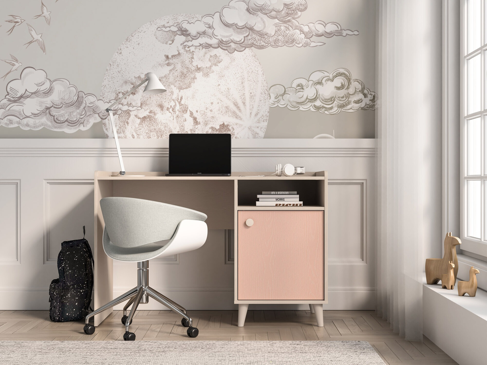 Desk Tortoli 106 (Pink)