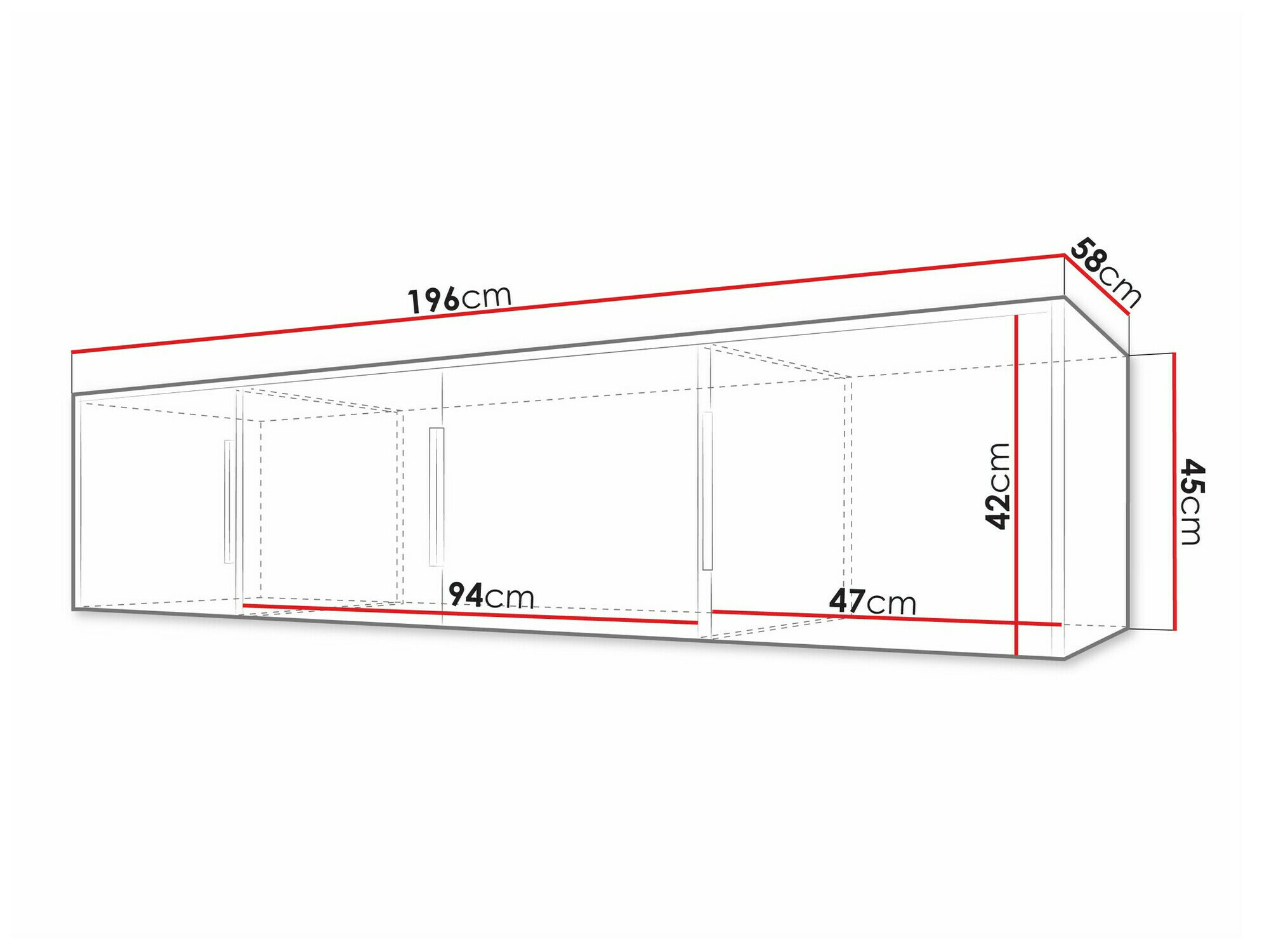Wardrobe Collis II (Wotan Oak + Black)