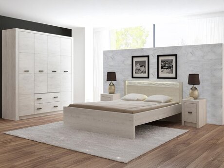 Bedroom set Serfeno 120 (Craft white)
