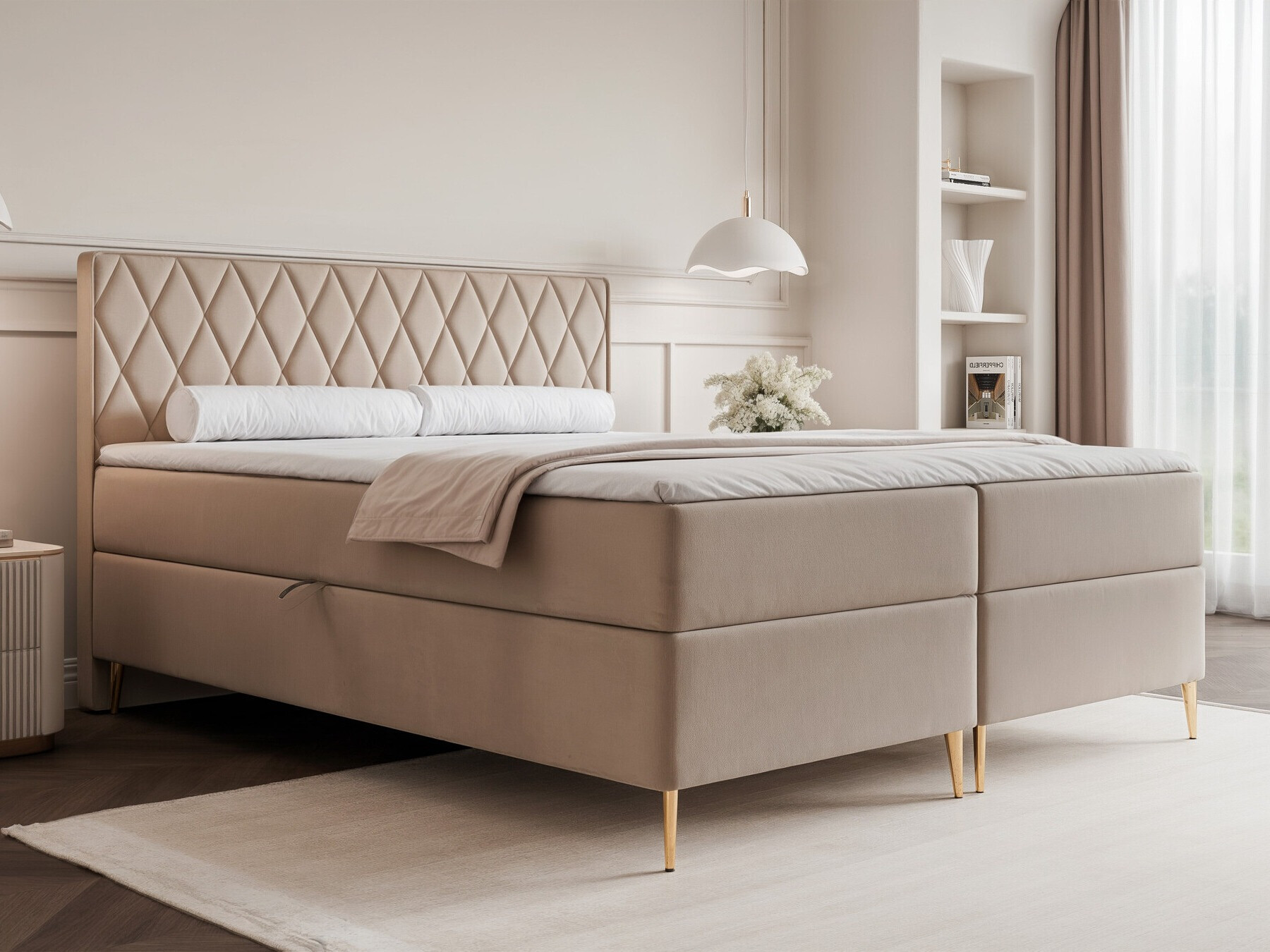 Continental bed Martinez 110 (Magic Velvet 2210)