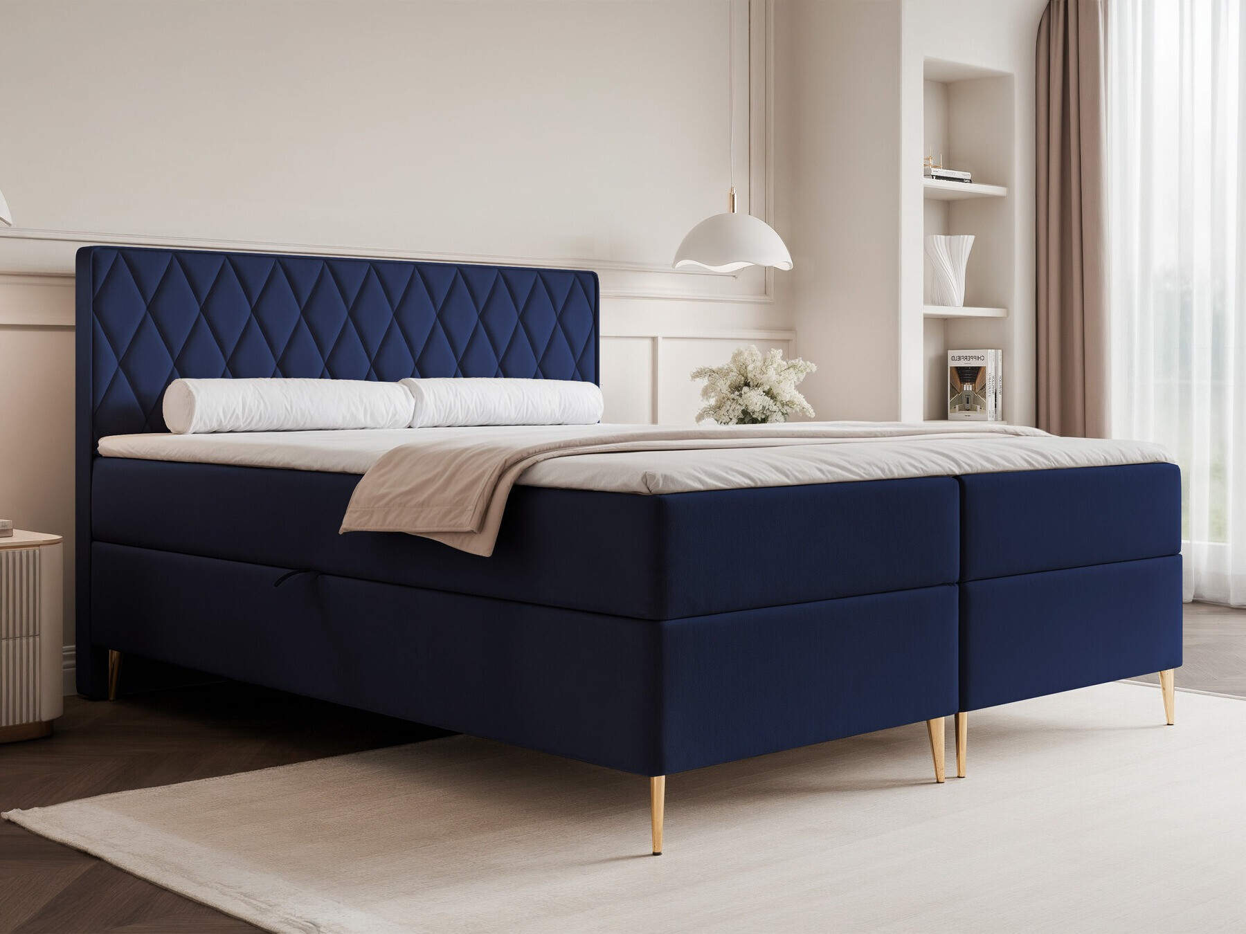 Continental bed Martinez 110 (Magic Velvet 2216)