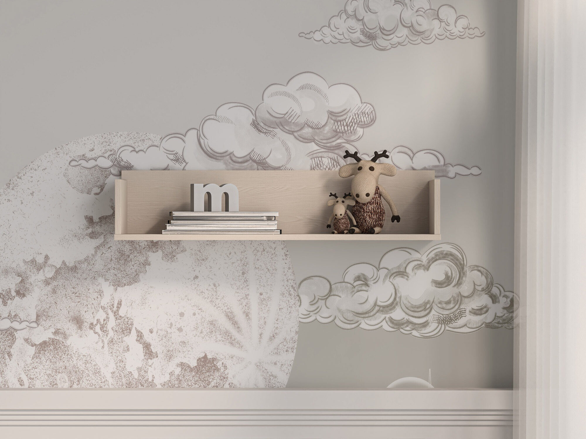 Wall shelf Tortoli 109