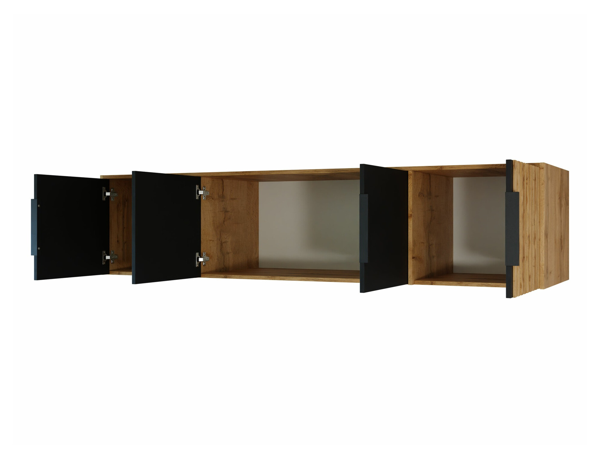 Wardrobe Collis II (White + Wotan Oak)