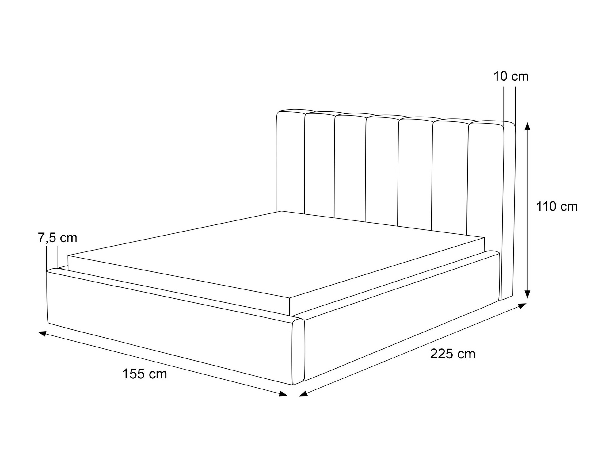 Bed Martinez 112 (Magic Velvet 2219)